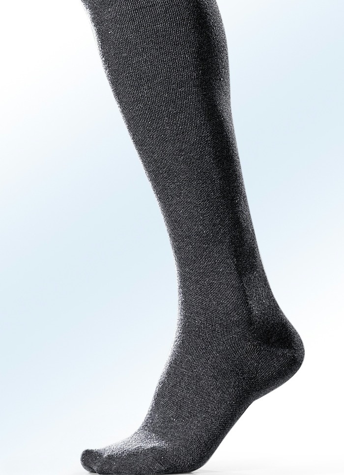 Dreierpack Kniestrümpfe, uni bunt
