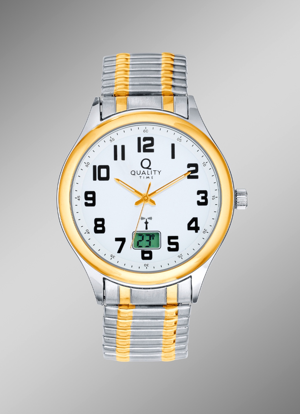 Sportliche Funk-Herrenuhr der Marke Quality Time