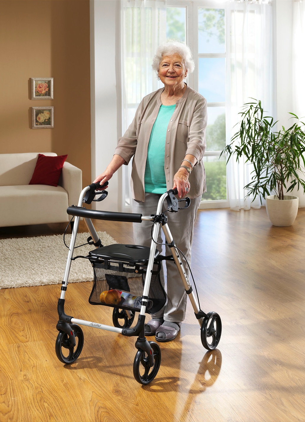 Klappbarer Alu-Rollator