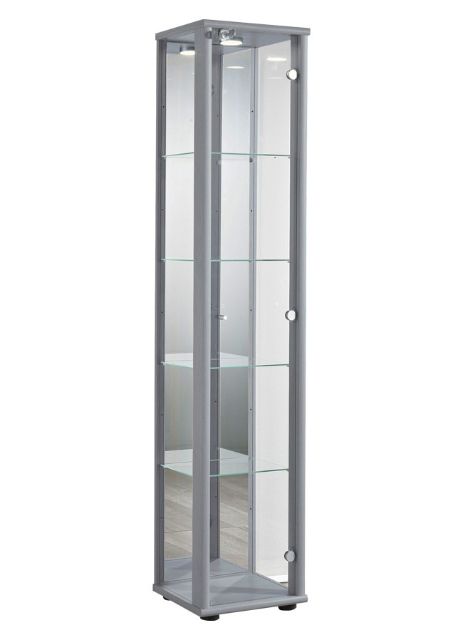 Vitrine, 1-türig, mit LED-Beleuchtung