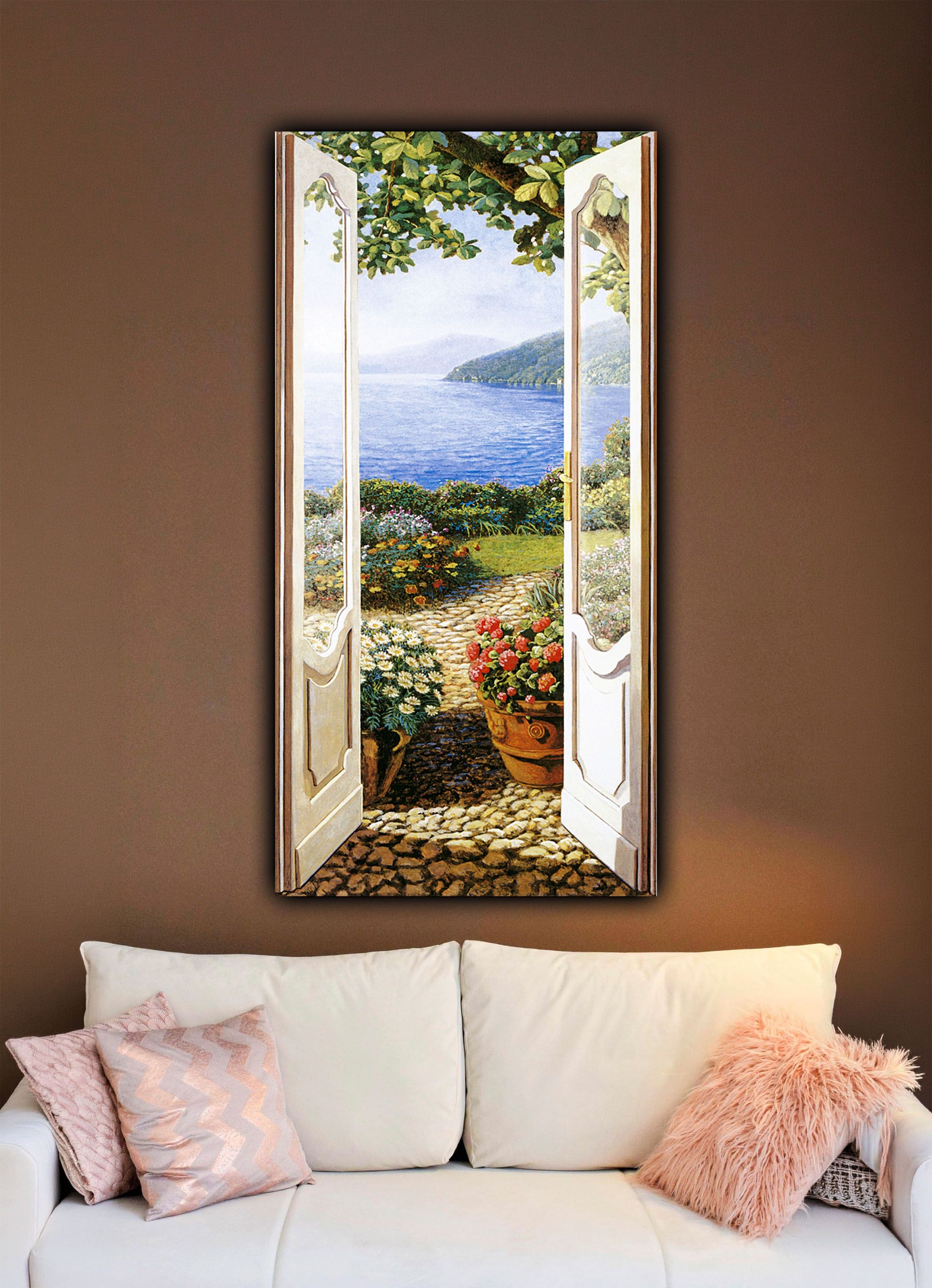 Leinwand auf Holzrahmen