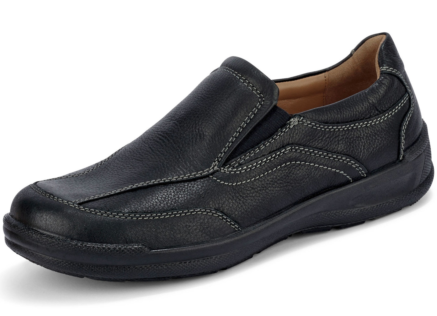 GINO GALANTE, klassische Herren-Slipper, mit herausnehmbarem Fußbett