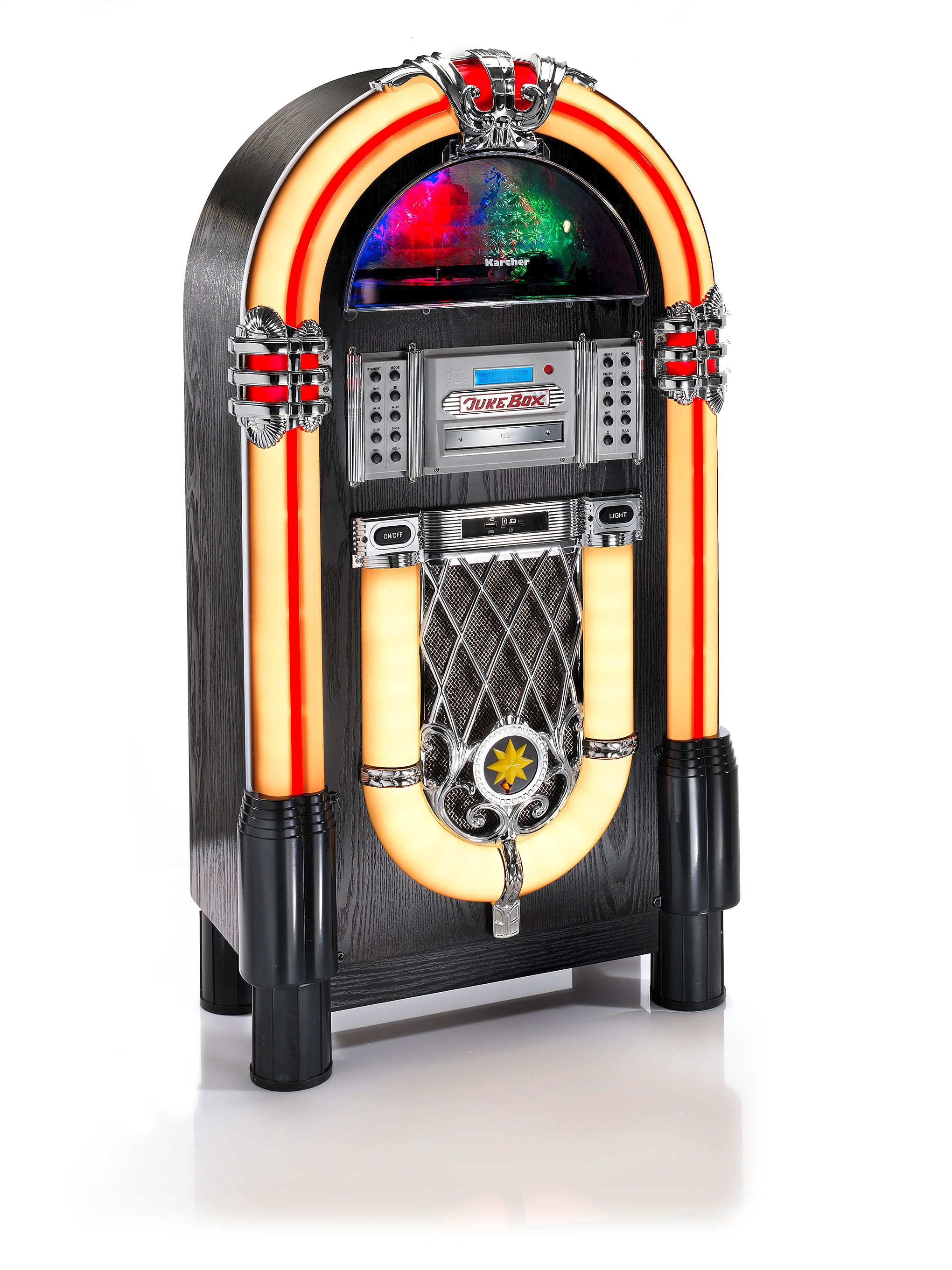 Karcher JB6608D Plattenspieler-Jukebox mit DAB+