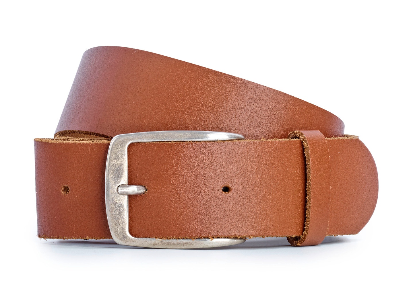 Trendiger Herren-Gürtel, aus Leder, 4 cm breit