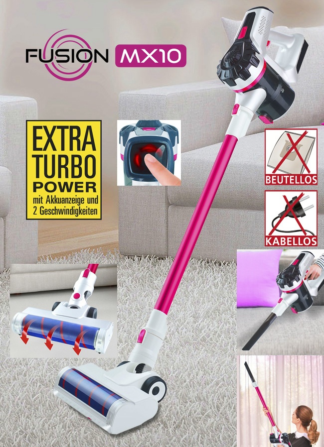 2-in-1 Akku-Hand- und Bodenstaubsauger Fusion MX 10