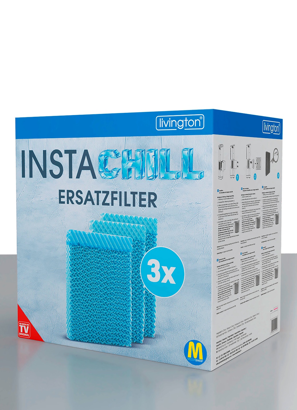 Ersatzfilter für Luftkühler Livington InstaChill
