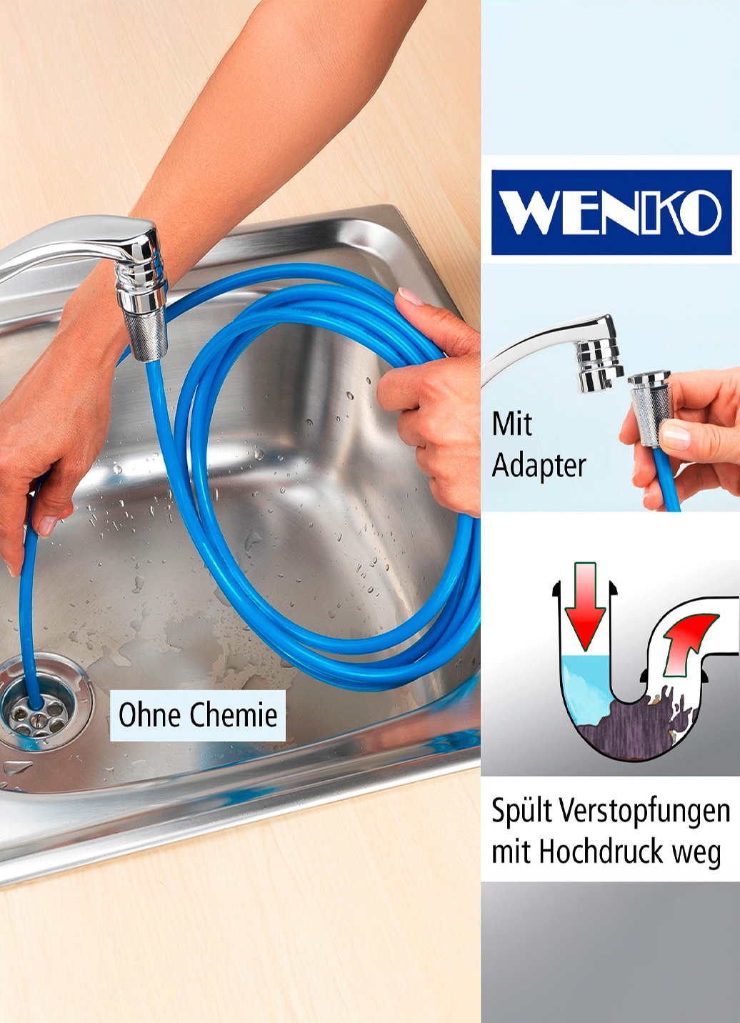 Wenko Rohrreinigungsschlauch