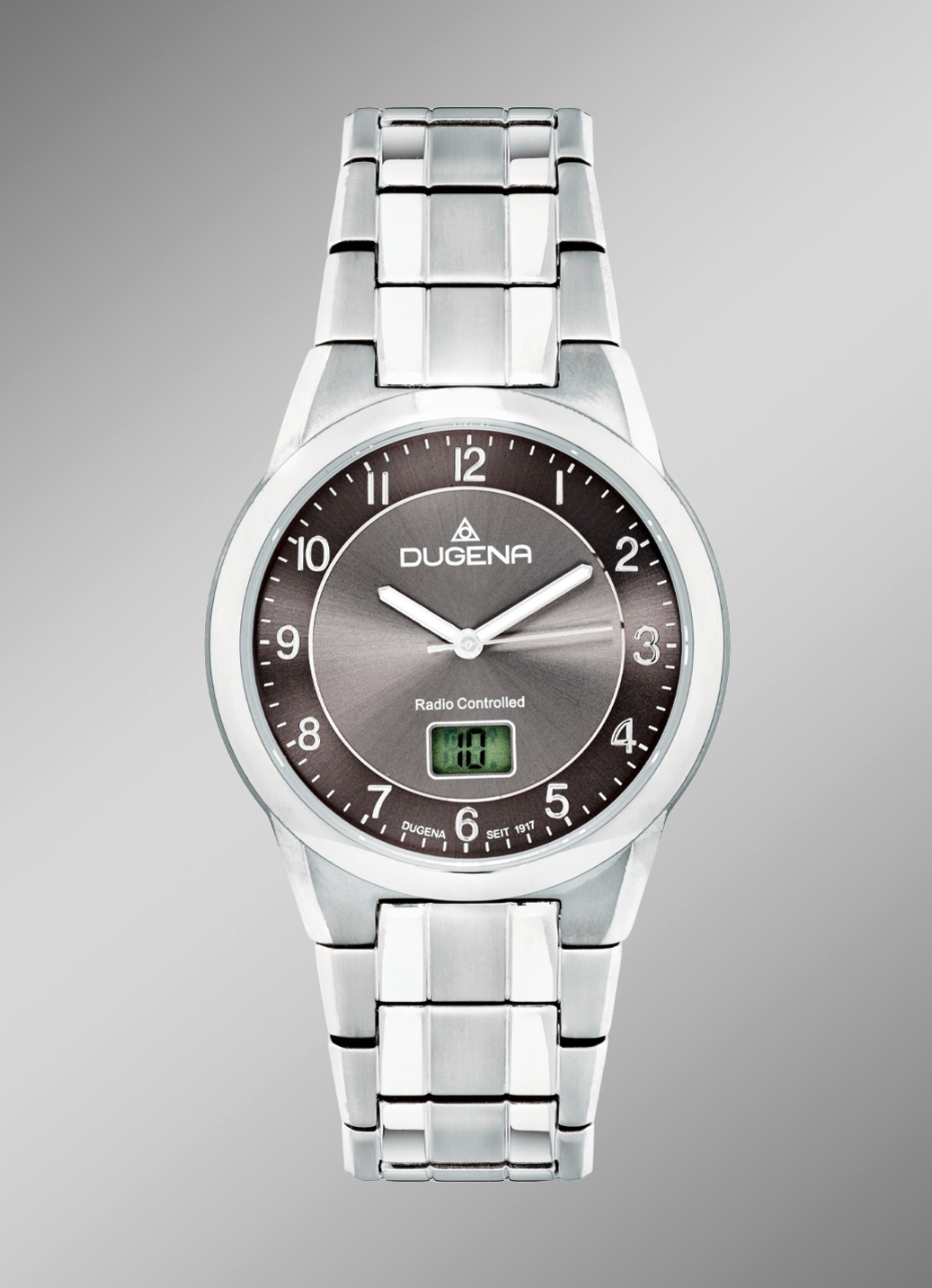 Funk-Herrenuhr mit Titangehäuse