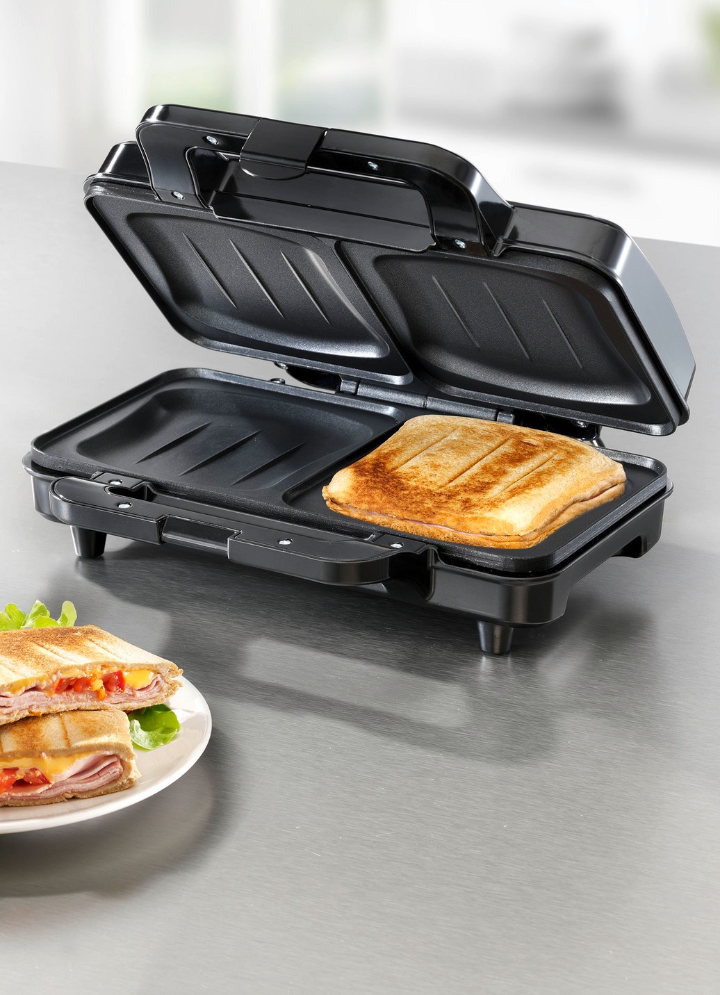 Emerio Sandwichmaker für den leckeren Snack zwischendurch