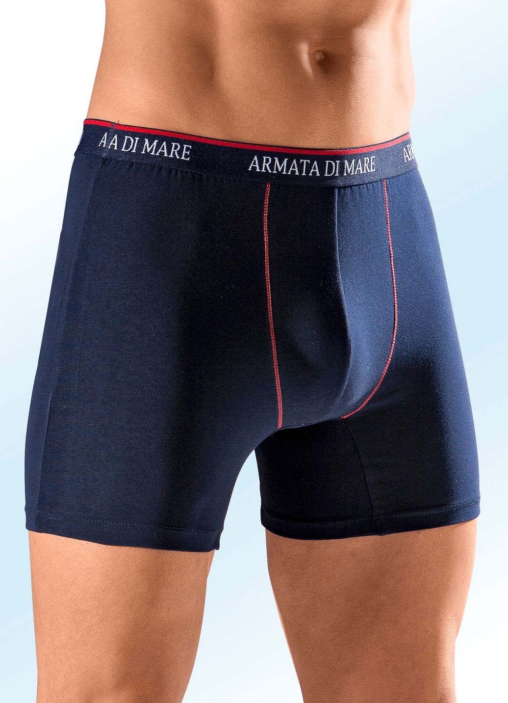 Viererpack Pants mit Kontrastnähten