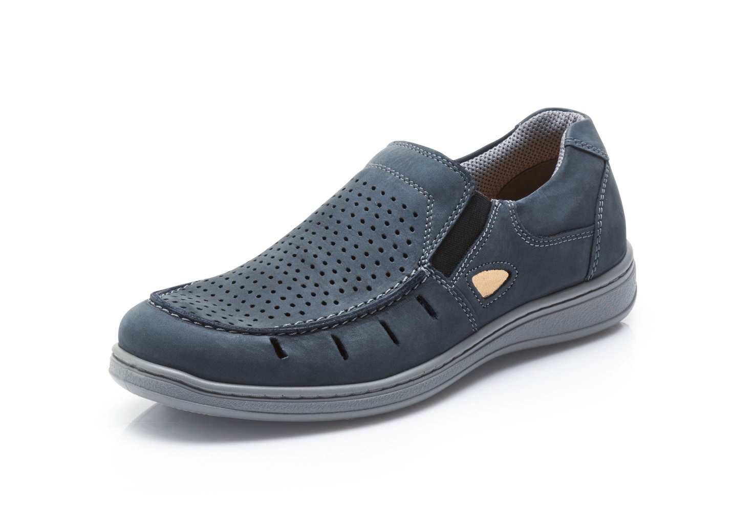 GINO GALANTE, sommerliche Herren-Slipper, mit herausnehmbarem Fußbett