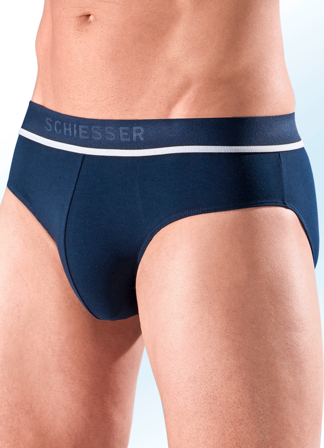 Schiesser Dreierpack Slips aus Feinjersey