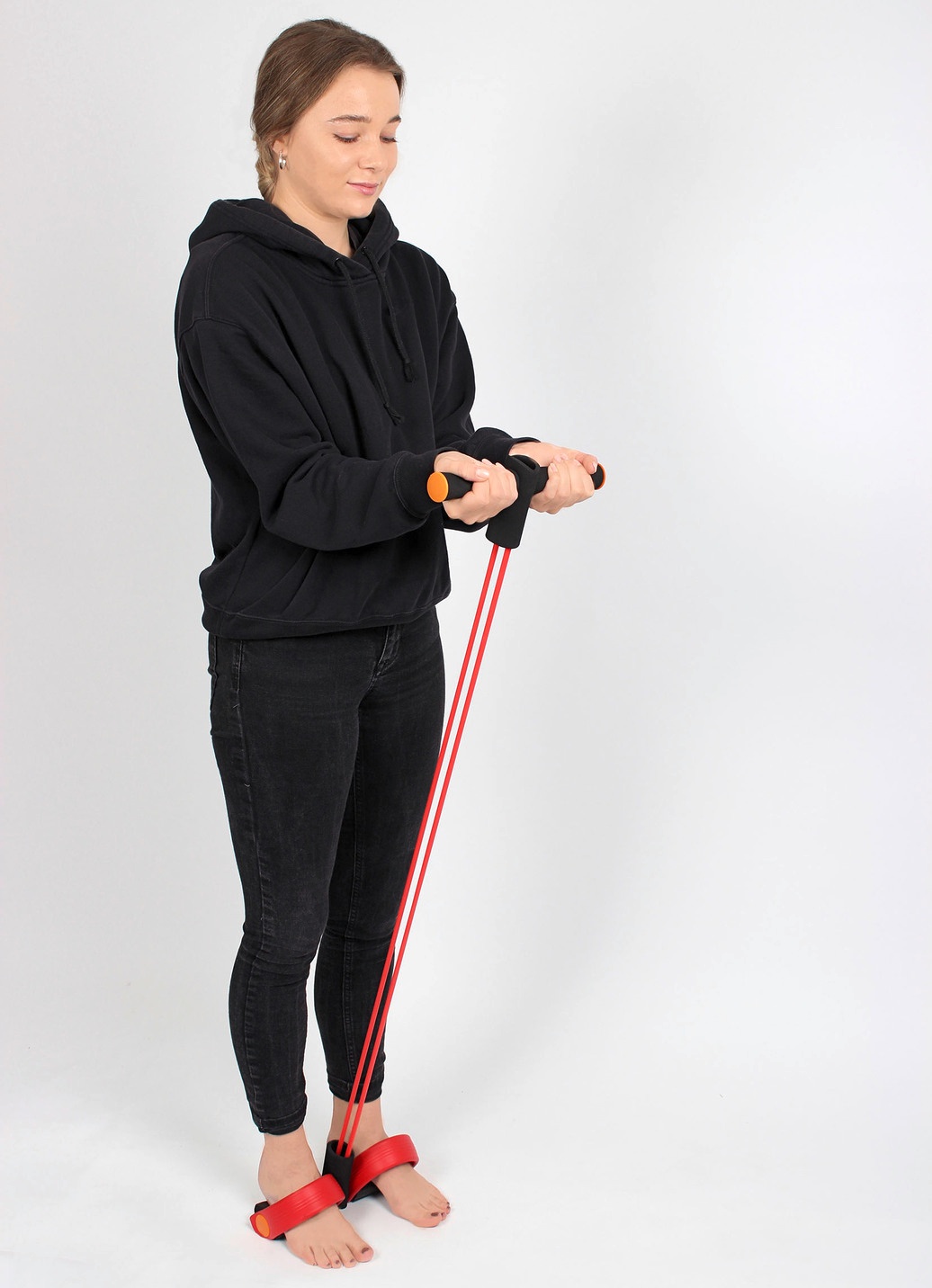 Gymnastiktrainer, im Sitzen und Stehen nutzbar