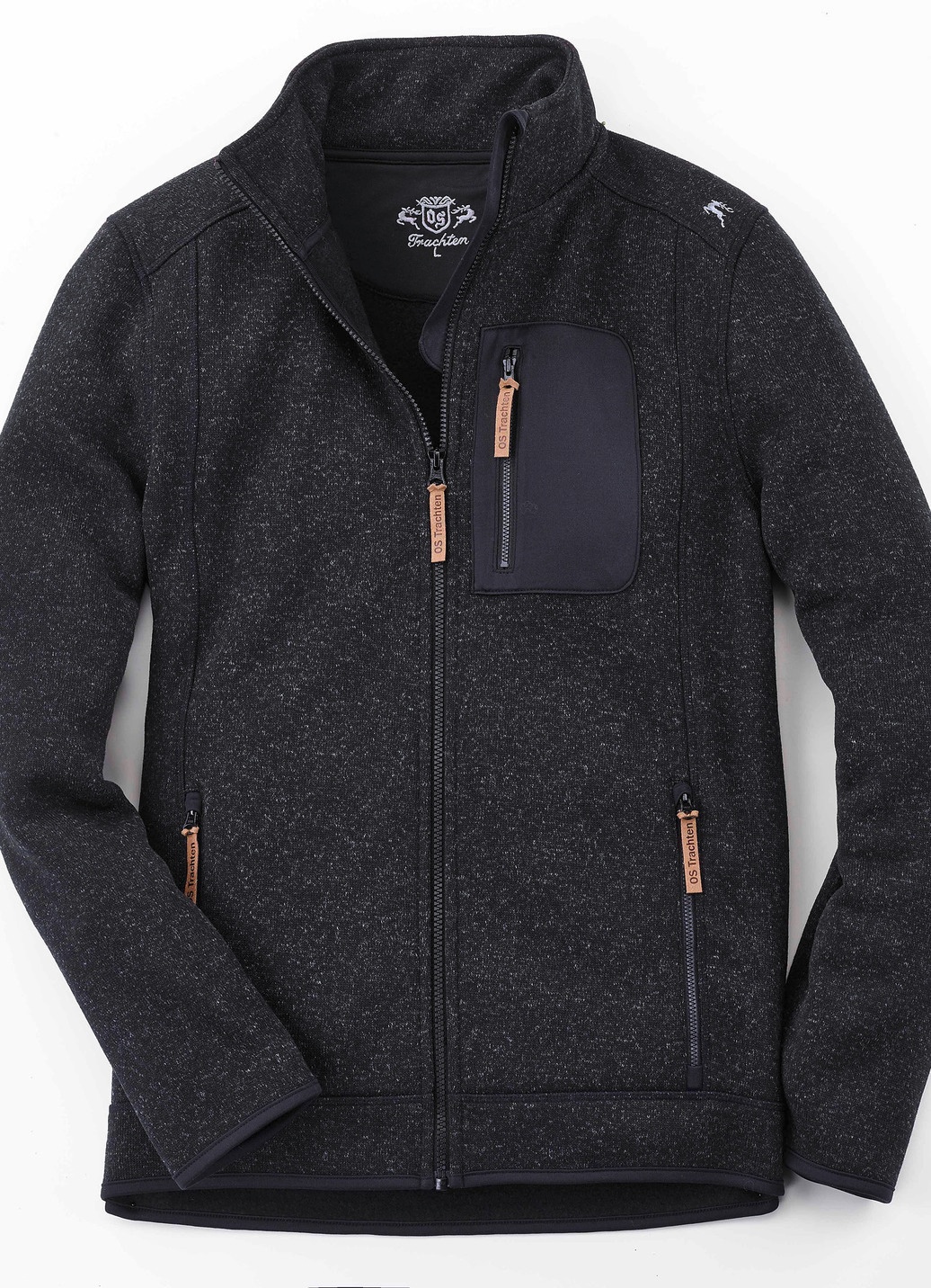 Strickfleece-Kurzjacke