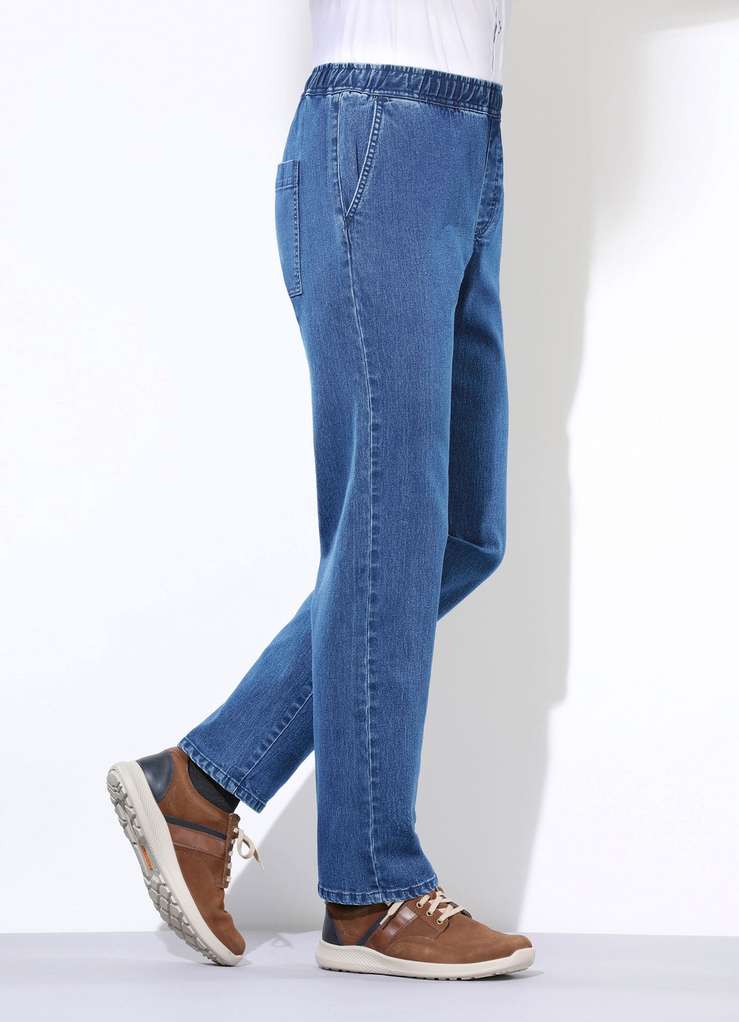 Hochelastische Schlupfjeans
