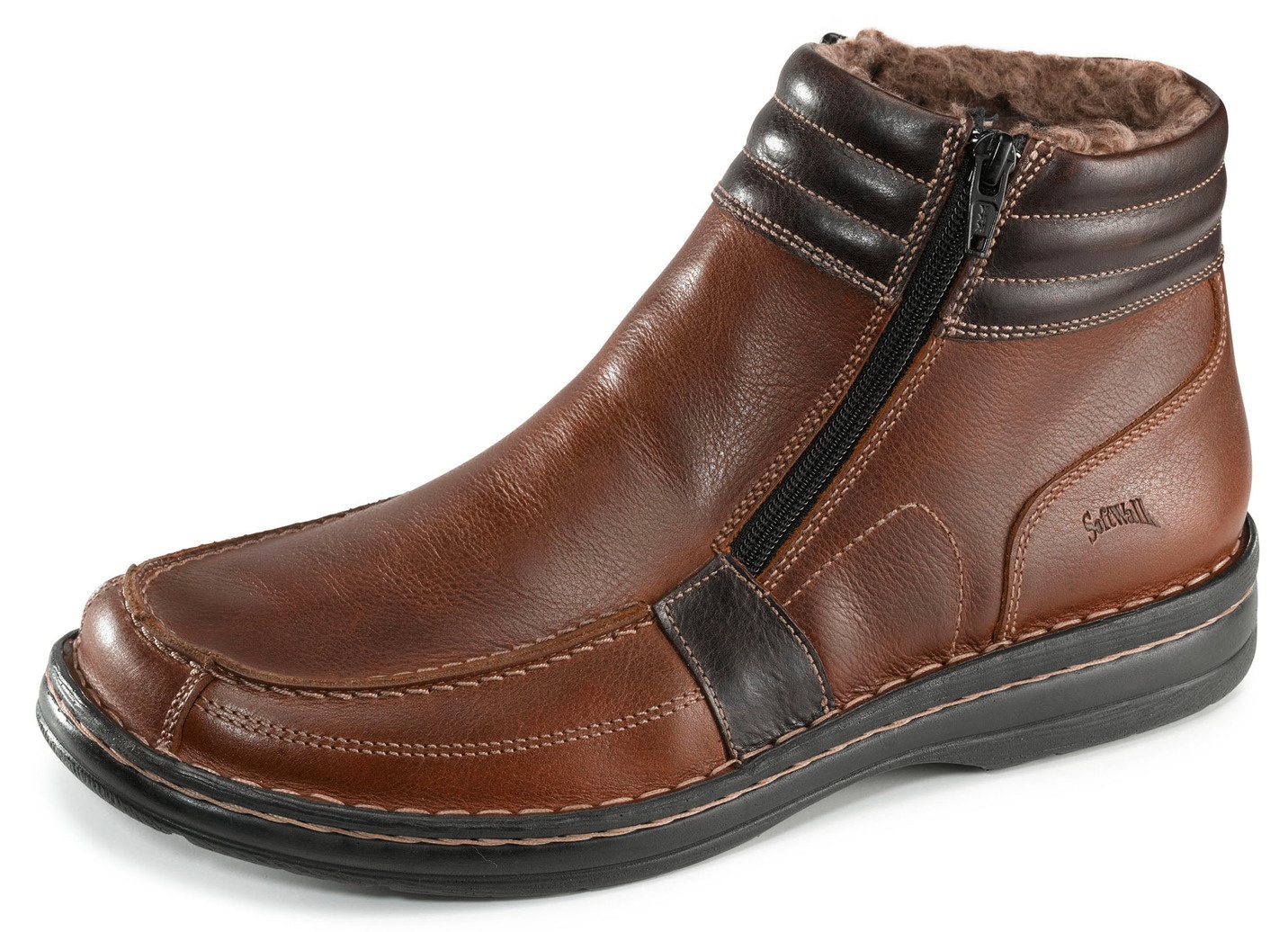 GINO GALANTE, gefütterte Herren-Boots, Winterschuhe, mit herausnehmbarem Fußbett