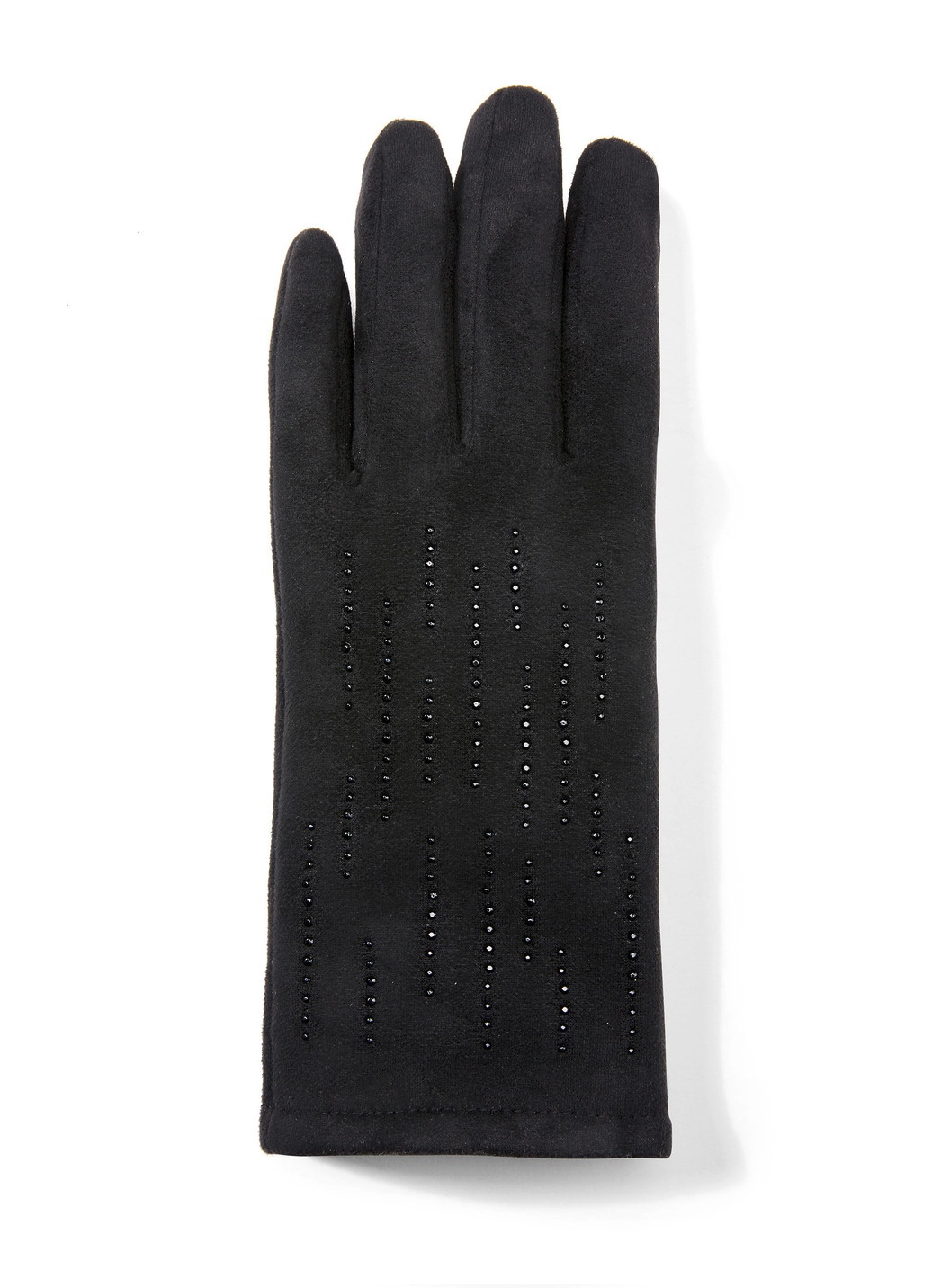 Handschuh mit edel funkelnden Glitzer-Applikationen