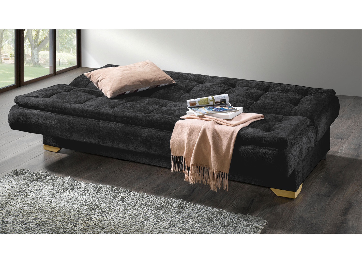 Schlafsofa mit Bettkasten für eine erholsame Auszeit