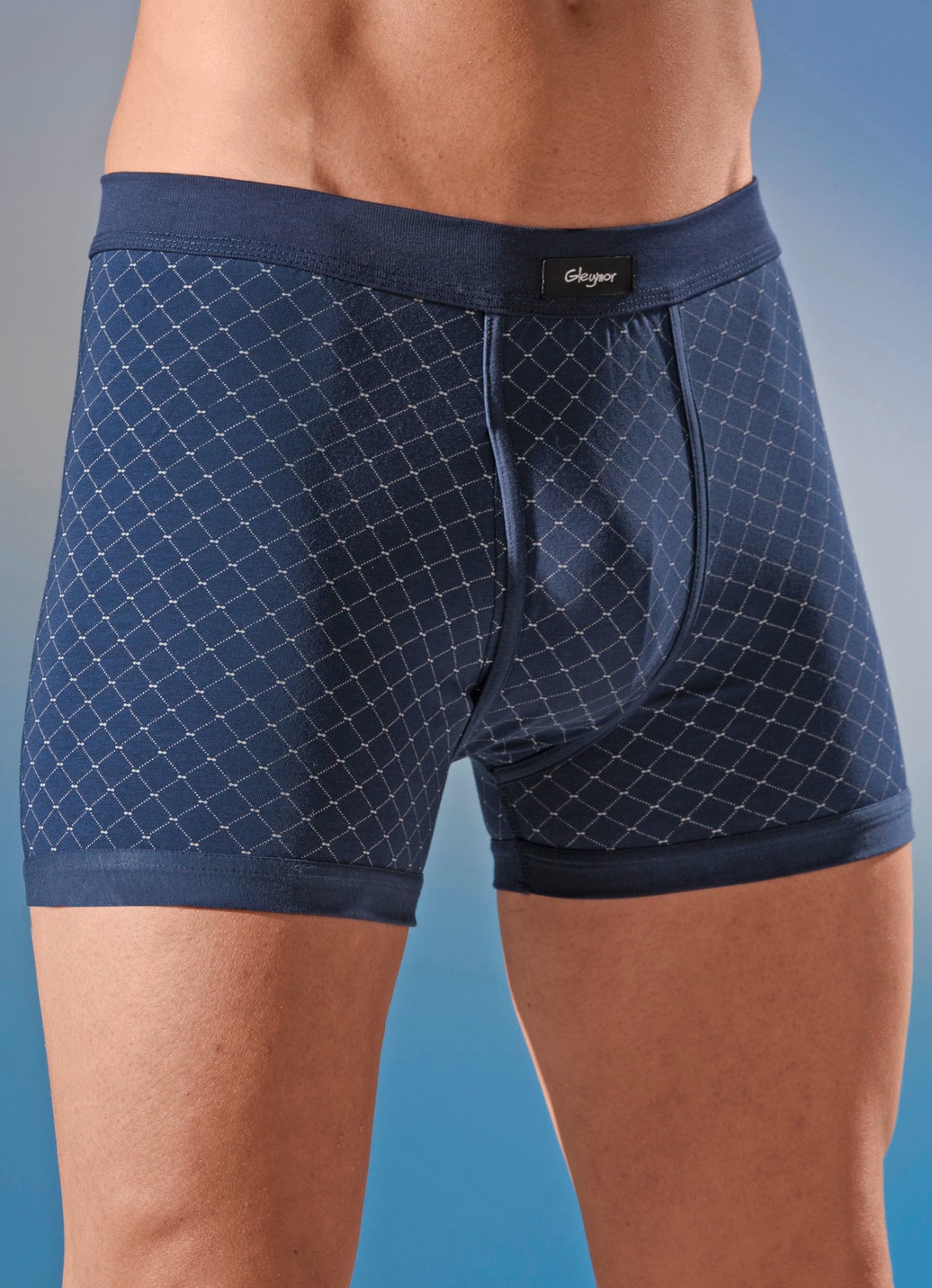 Viererpack Unterhosen aus Feinjersey, mit Eingriff