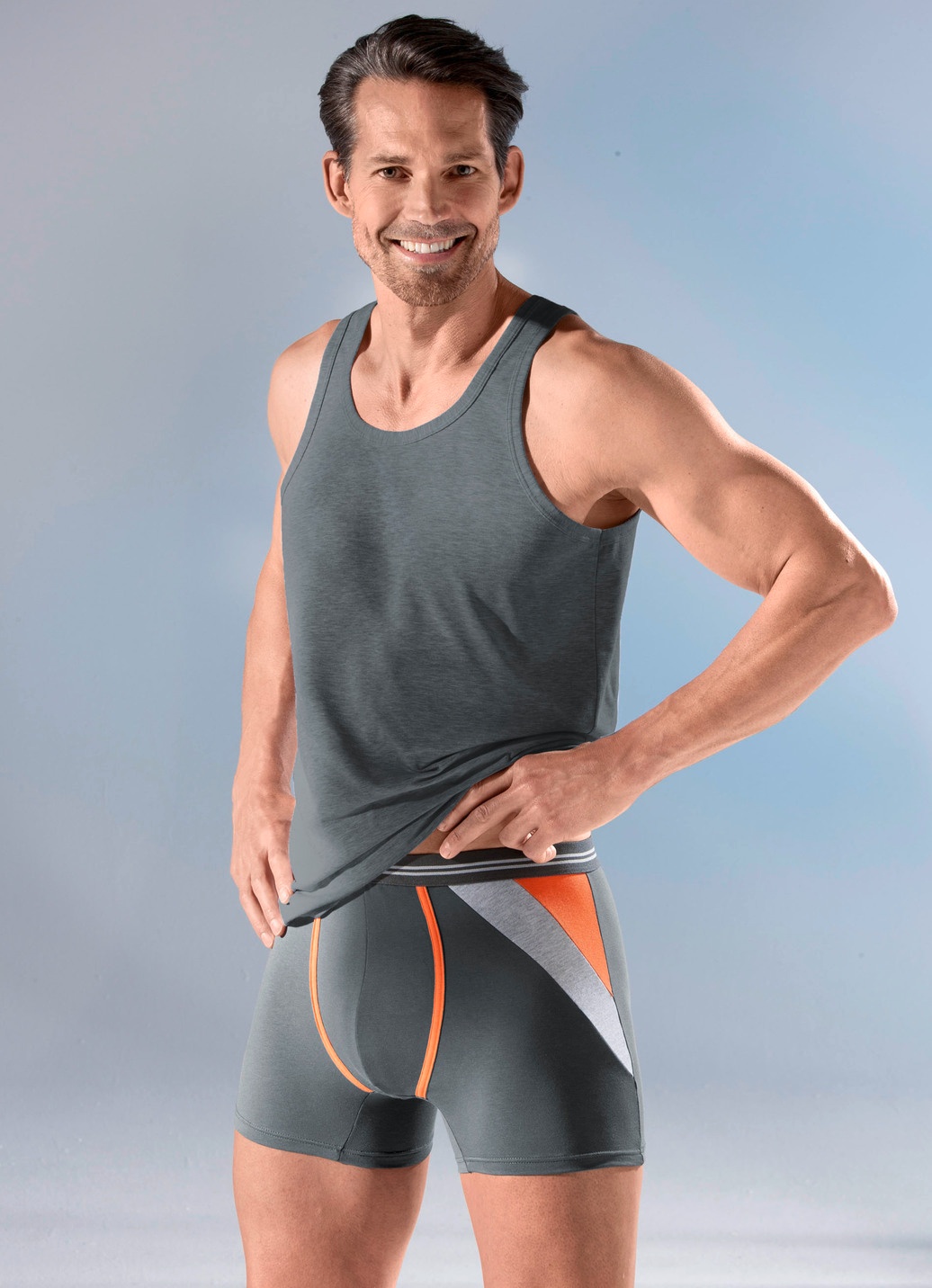 Viererpack Pants mit farbigen Einsätzen