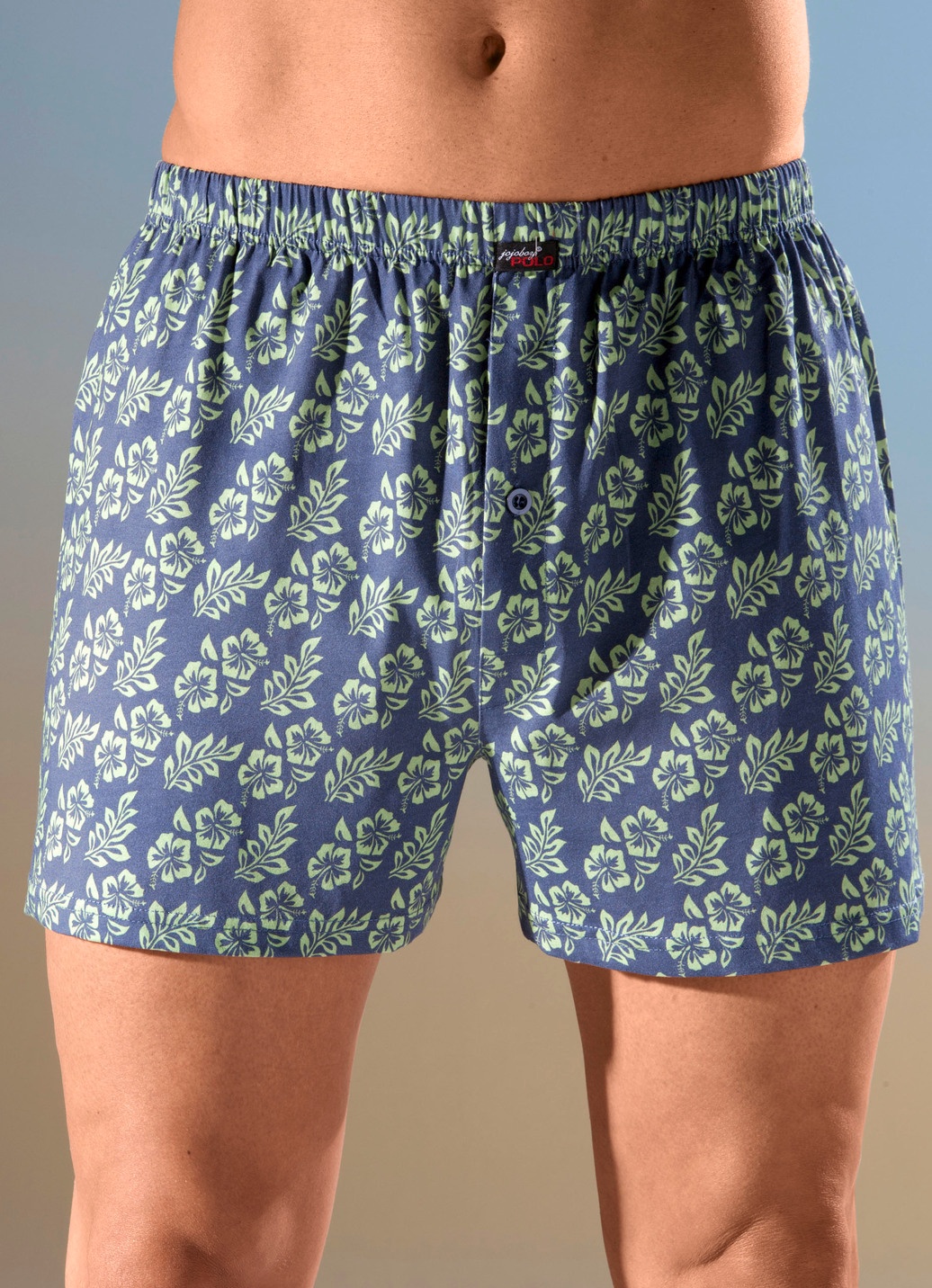 Viererpack Boxershorts mit knöpfbarem Eingriff