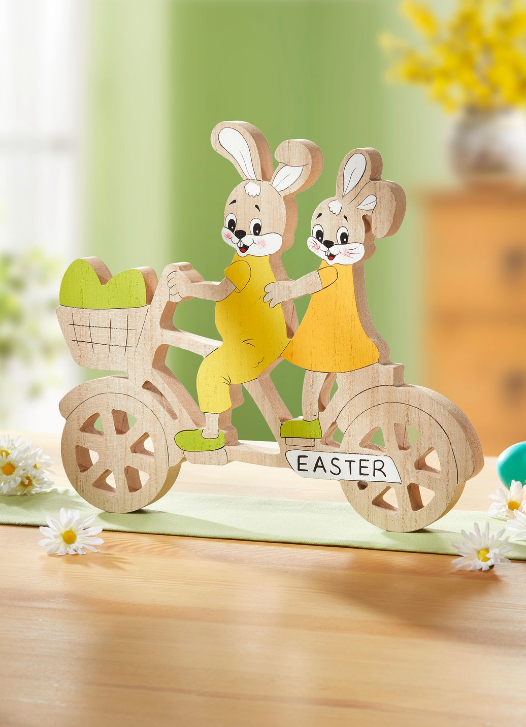 Osterhasen auf Tandem