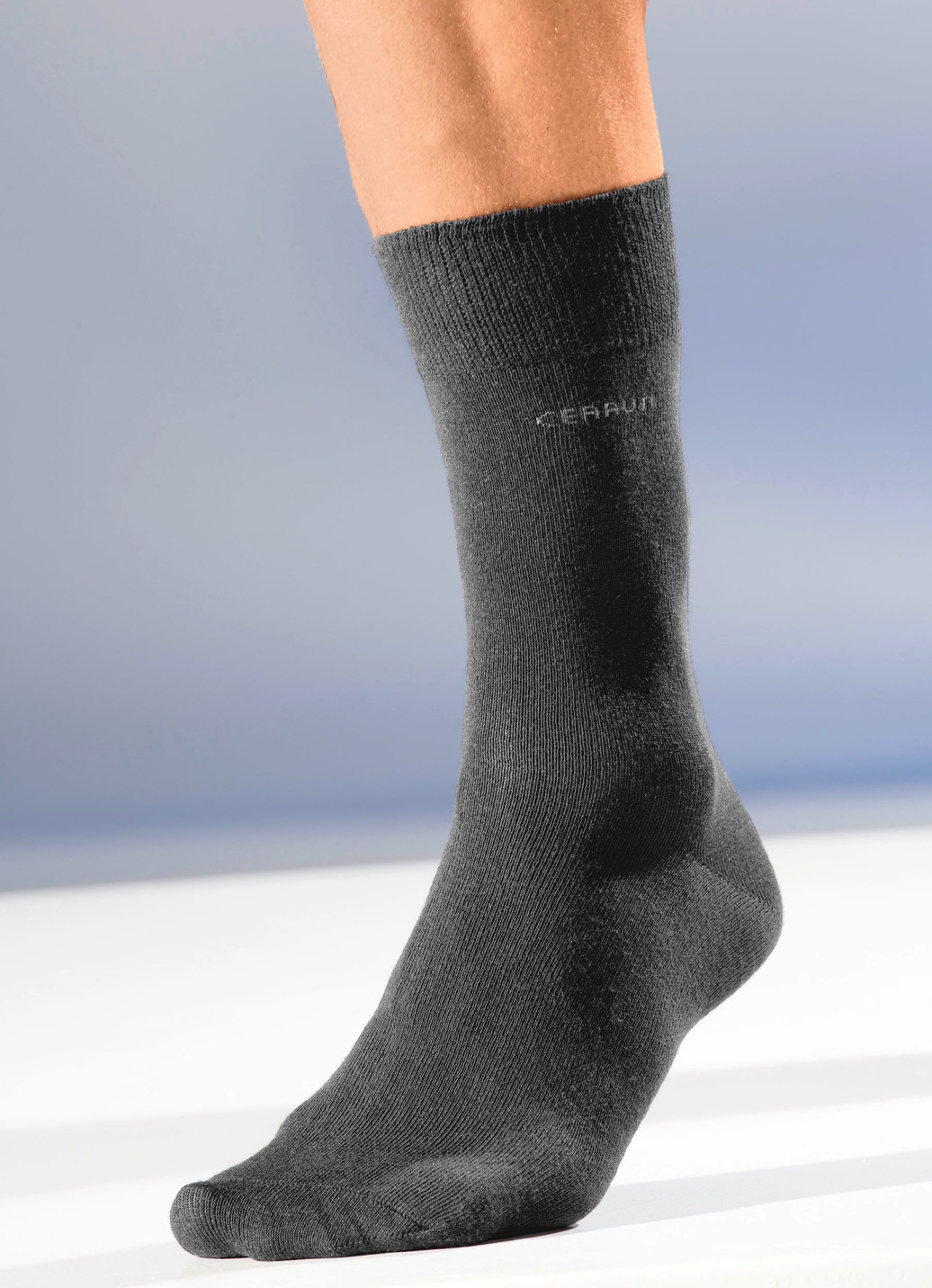 Sechserpack Socken mit gedoppeltem Komfortbund