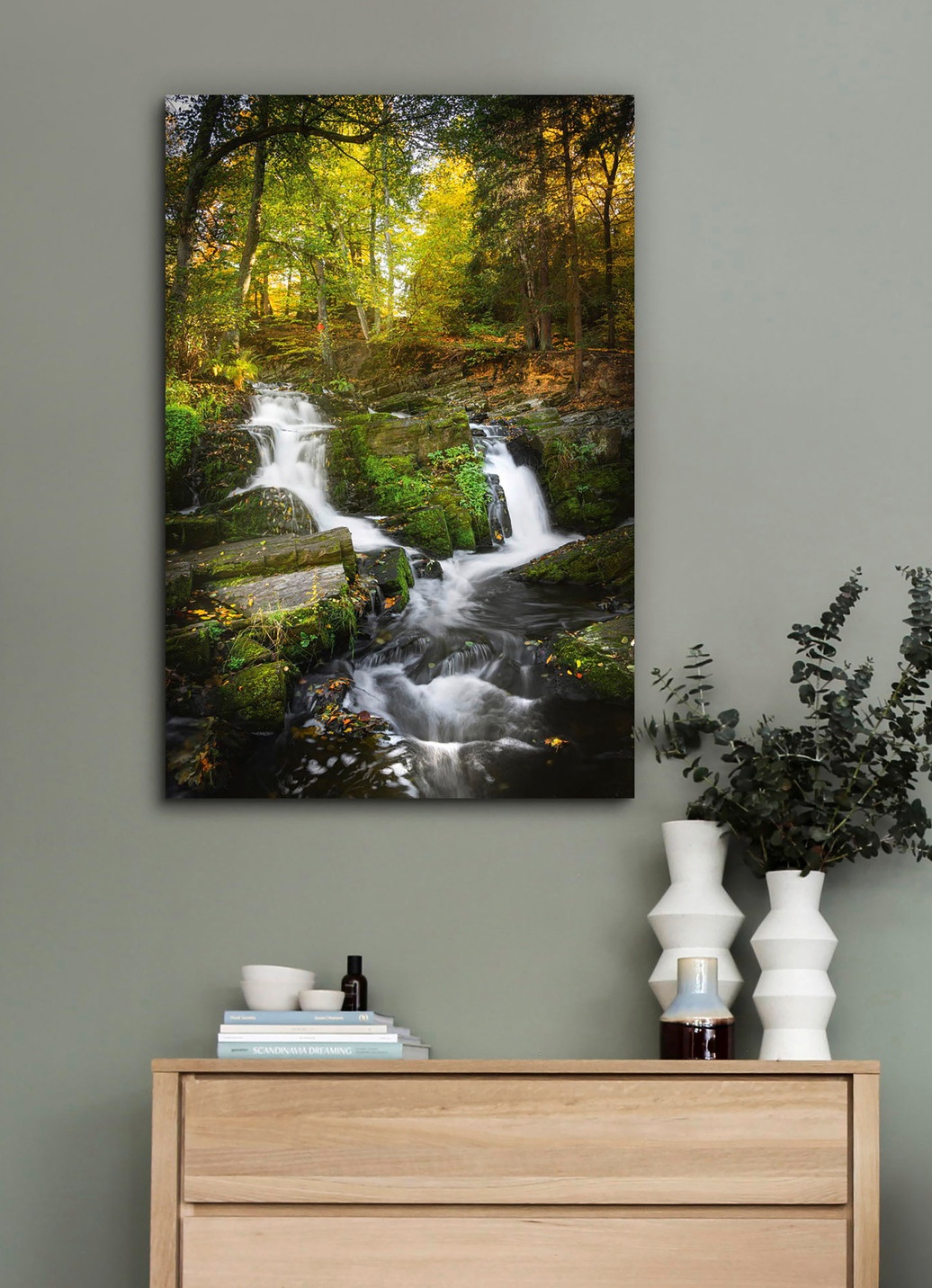 Hochwertiges Leinwandbild „Selkefall im Harz“