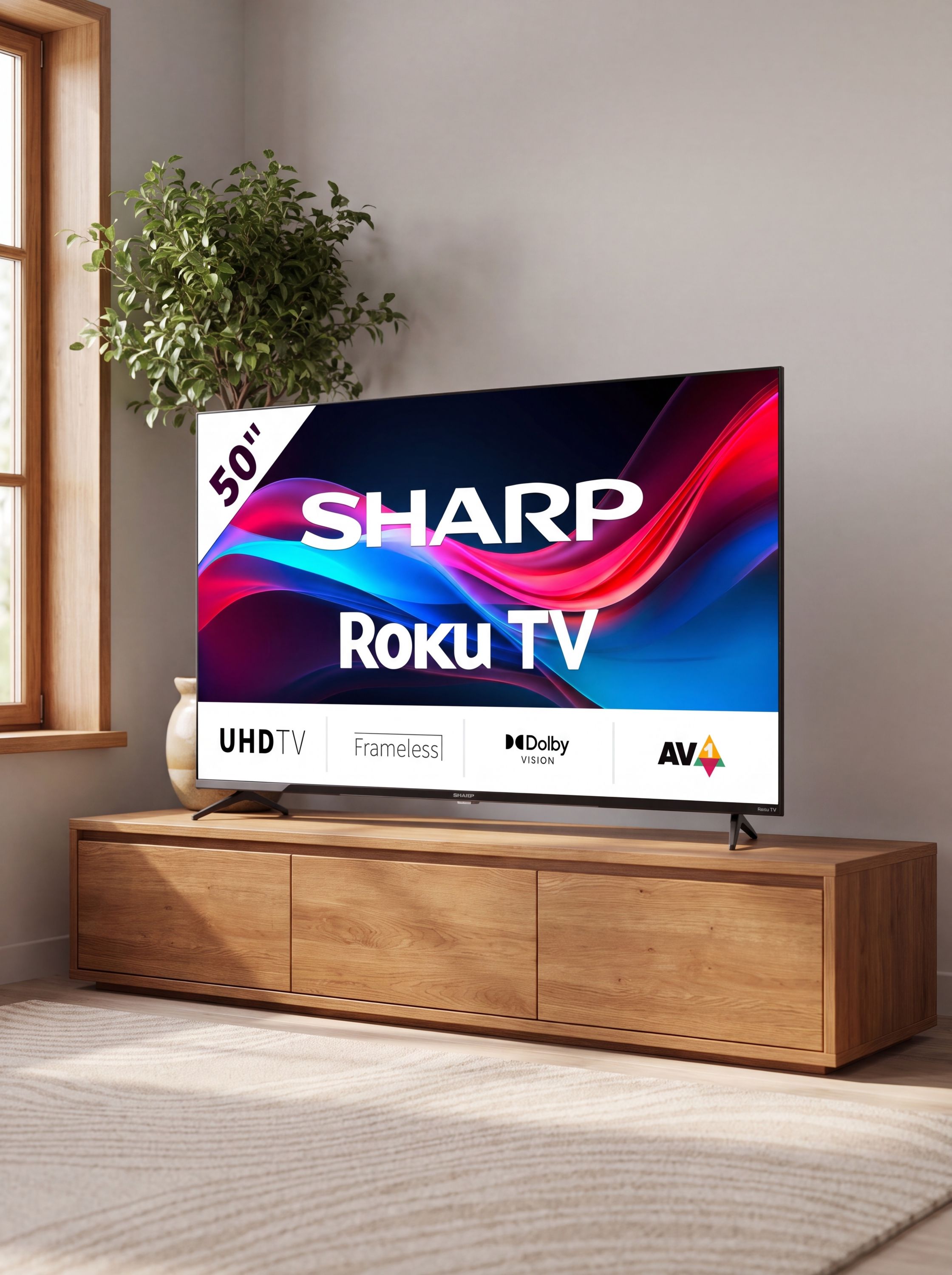 Sharp GJ4225E 4K-Ultra-HD-LED-Roku-Fernseher