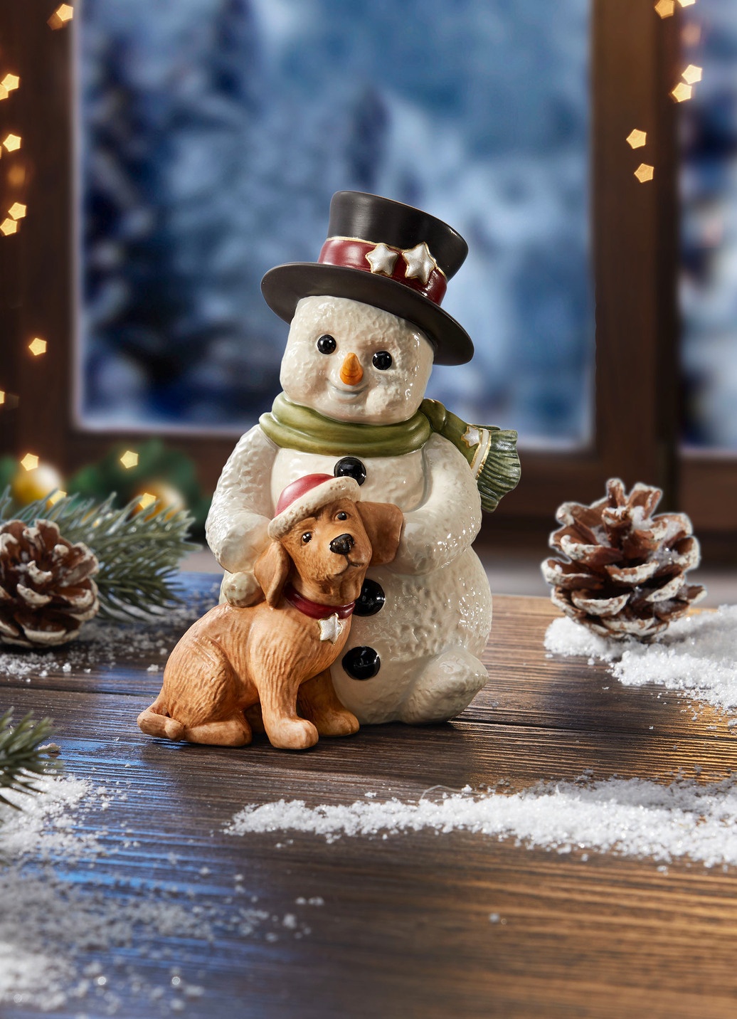 Goebel Schneemann mit Hund
