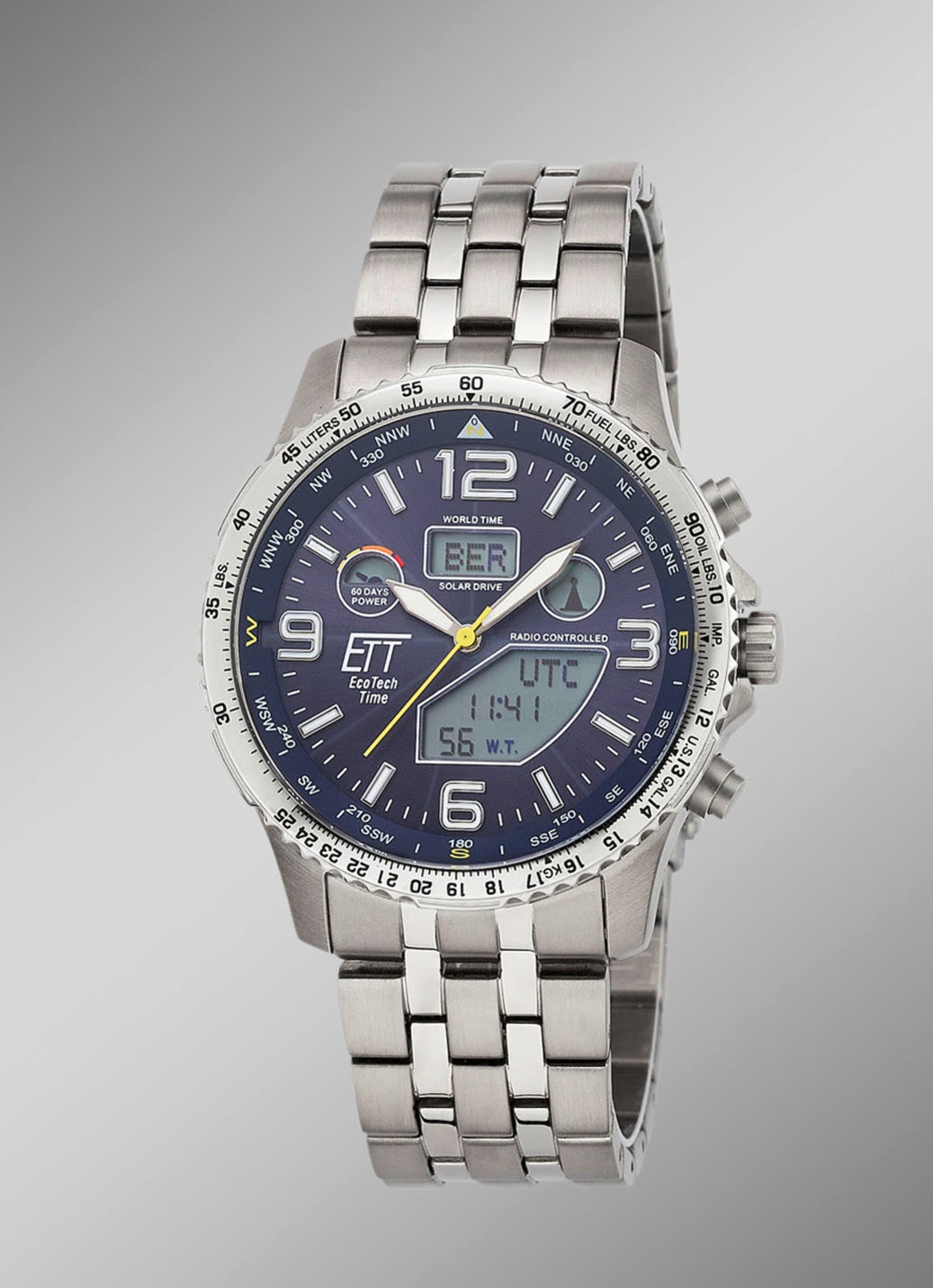 ETT EGS-11575-31M Professional Funk-Solar-Herrenuhr
