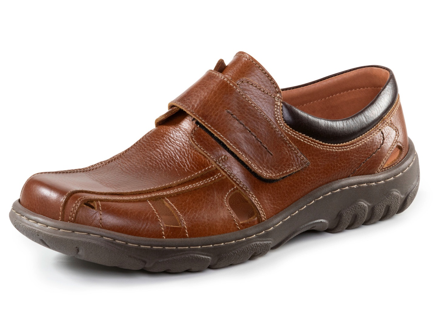 GINO GALANTE Slipper aus genarbtem Rind-Nappaleder