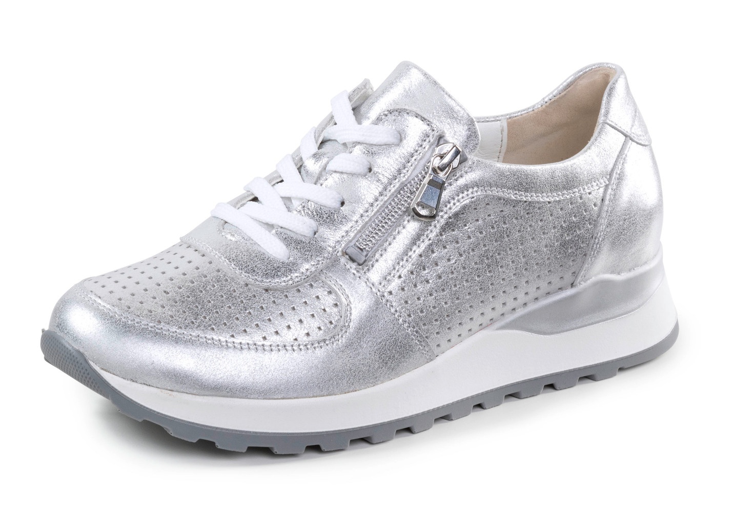 Waldläufer, sportliche Damen-Sneaker, Weite H, mit herausnehmbarem Fußbett