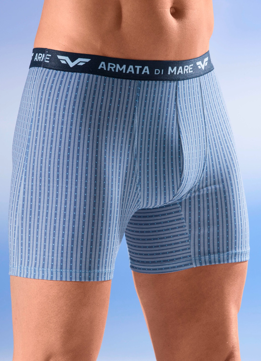 Dreierpack Pants mit Alloverdessin