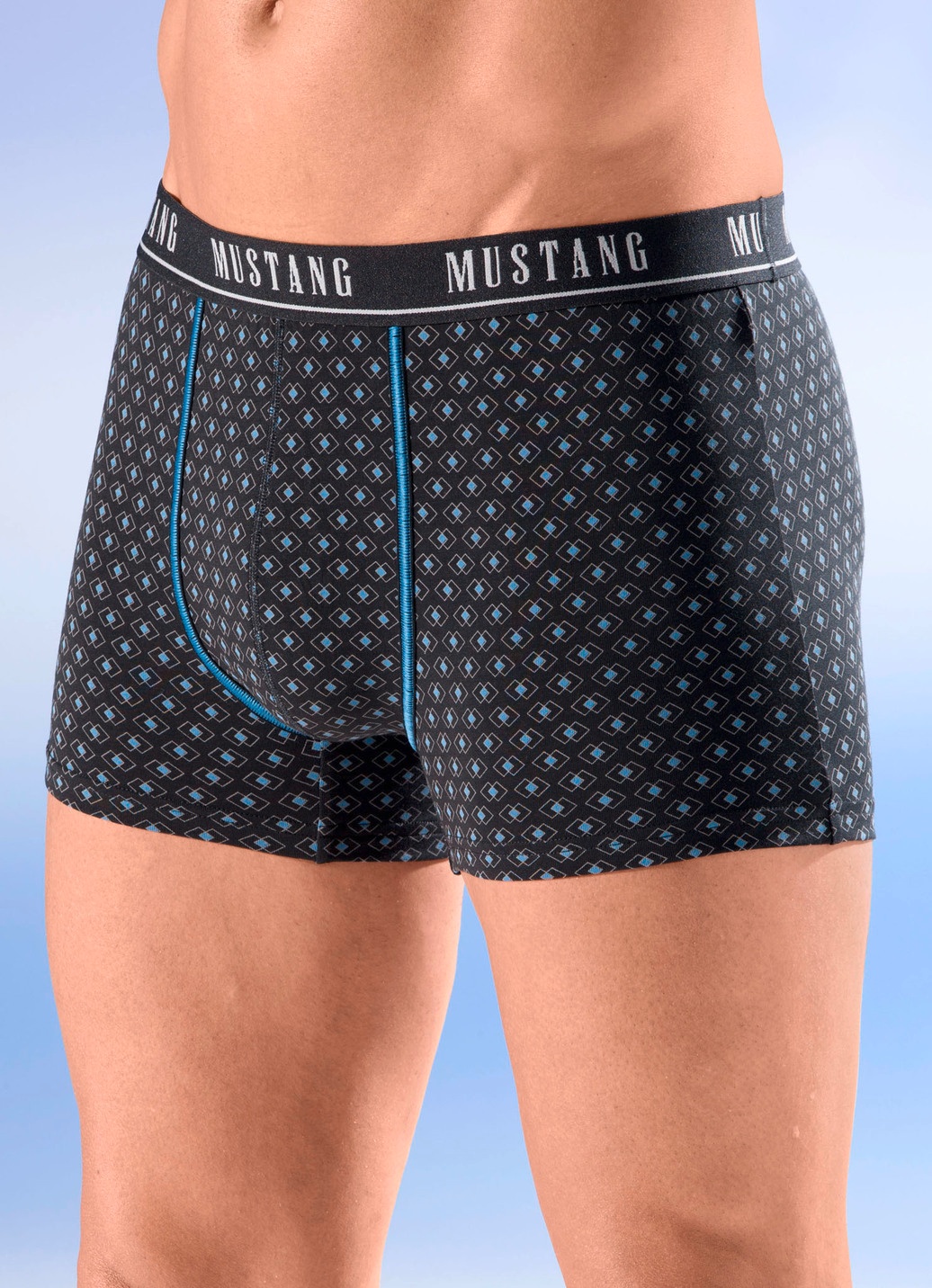 Mustang Dreierpack Pants mit Alloverdessin
