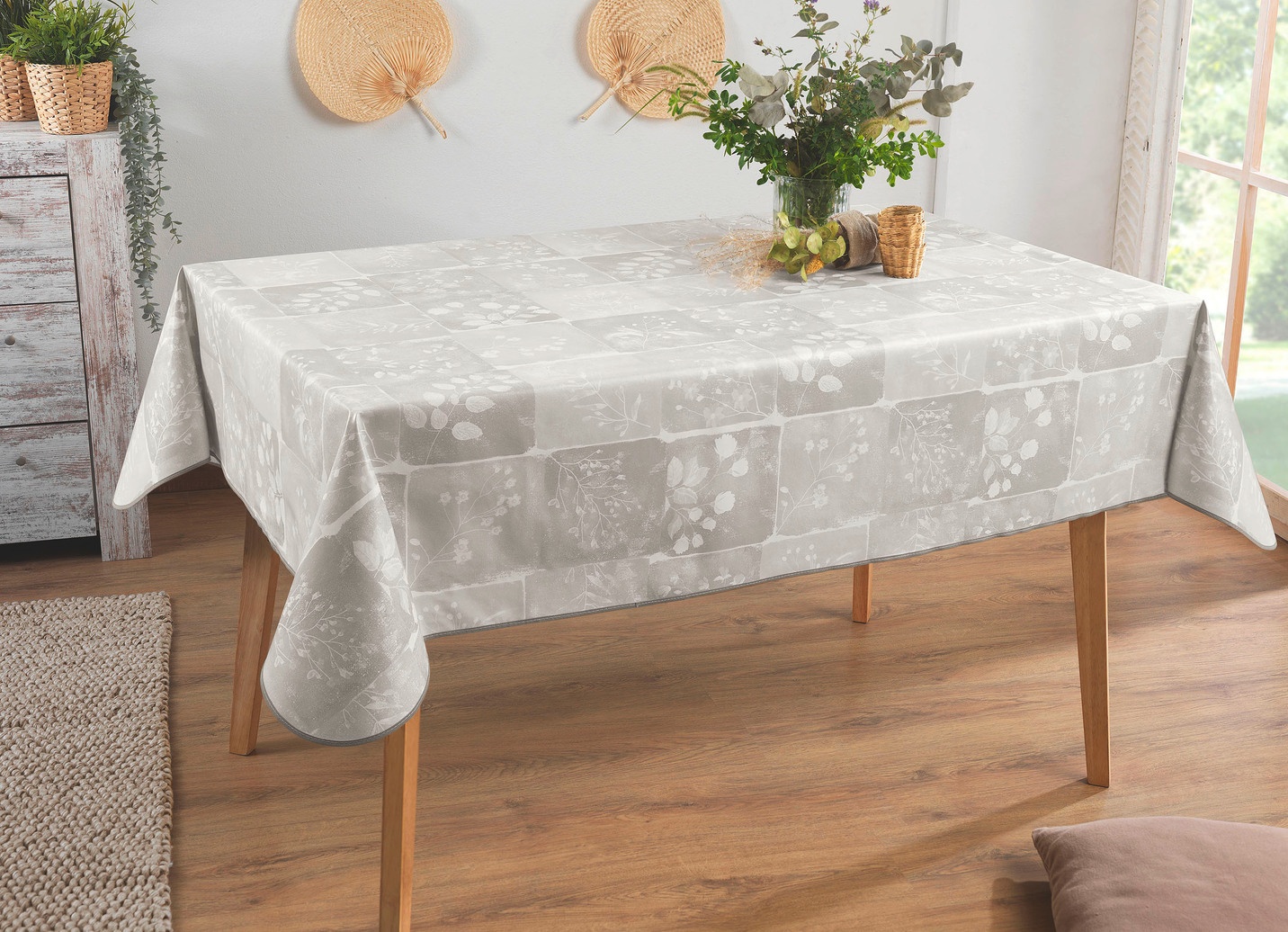 Wachstuch-Tischdecke in toller Patchwork-Optik