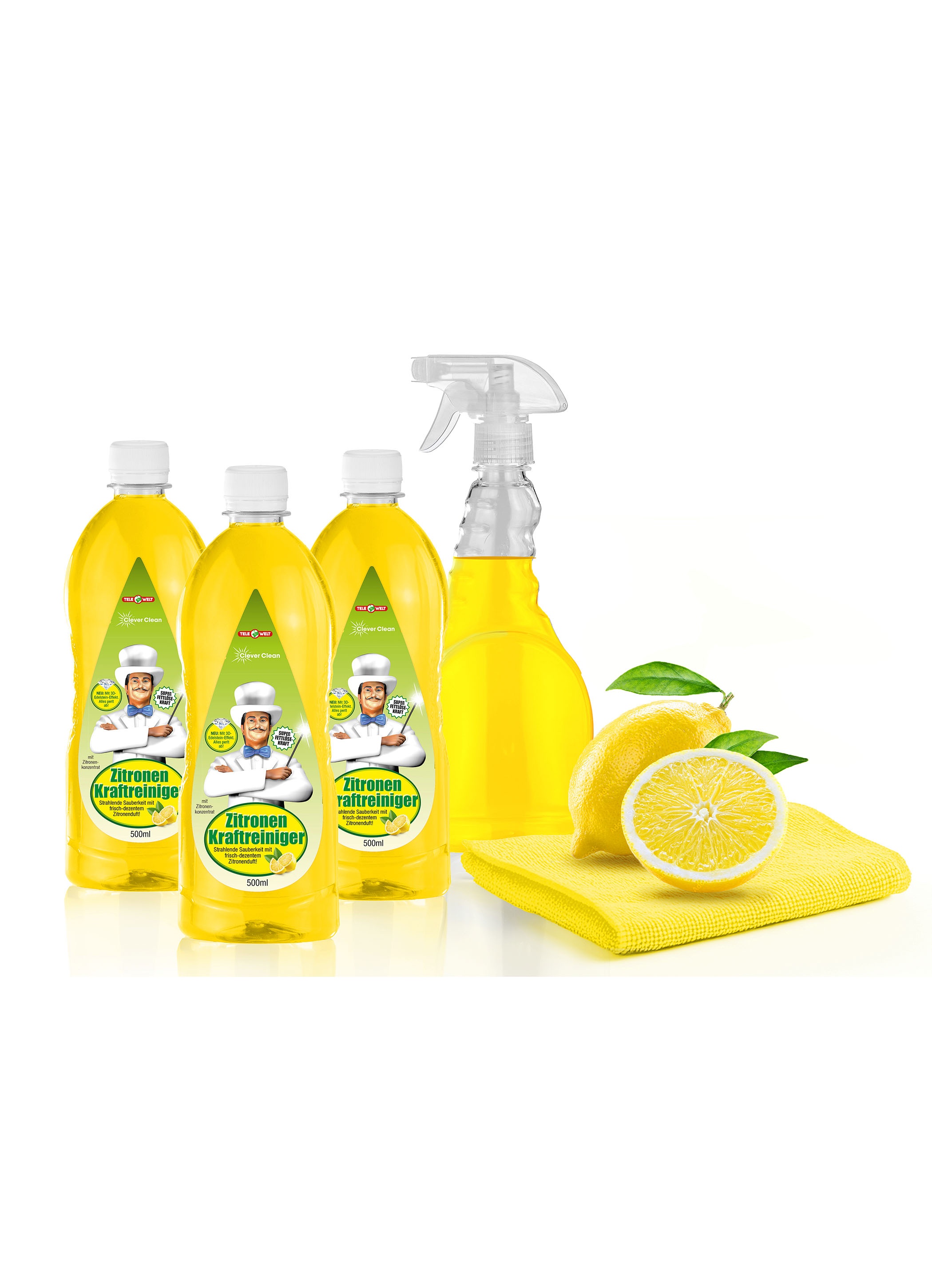 Zitronenreiniger-Set, 5-teilig