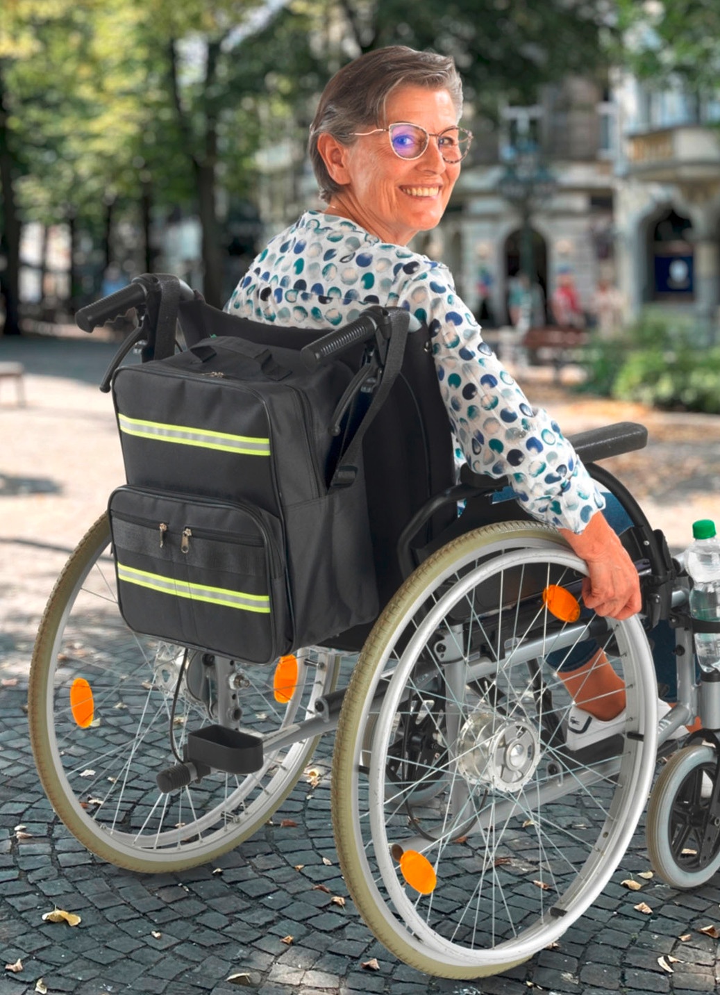 Wetterfeste Rollstuhl-/Rollator-Tasche