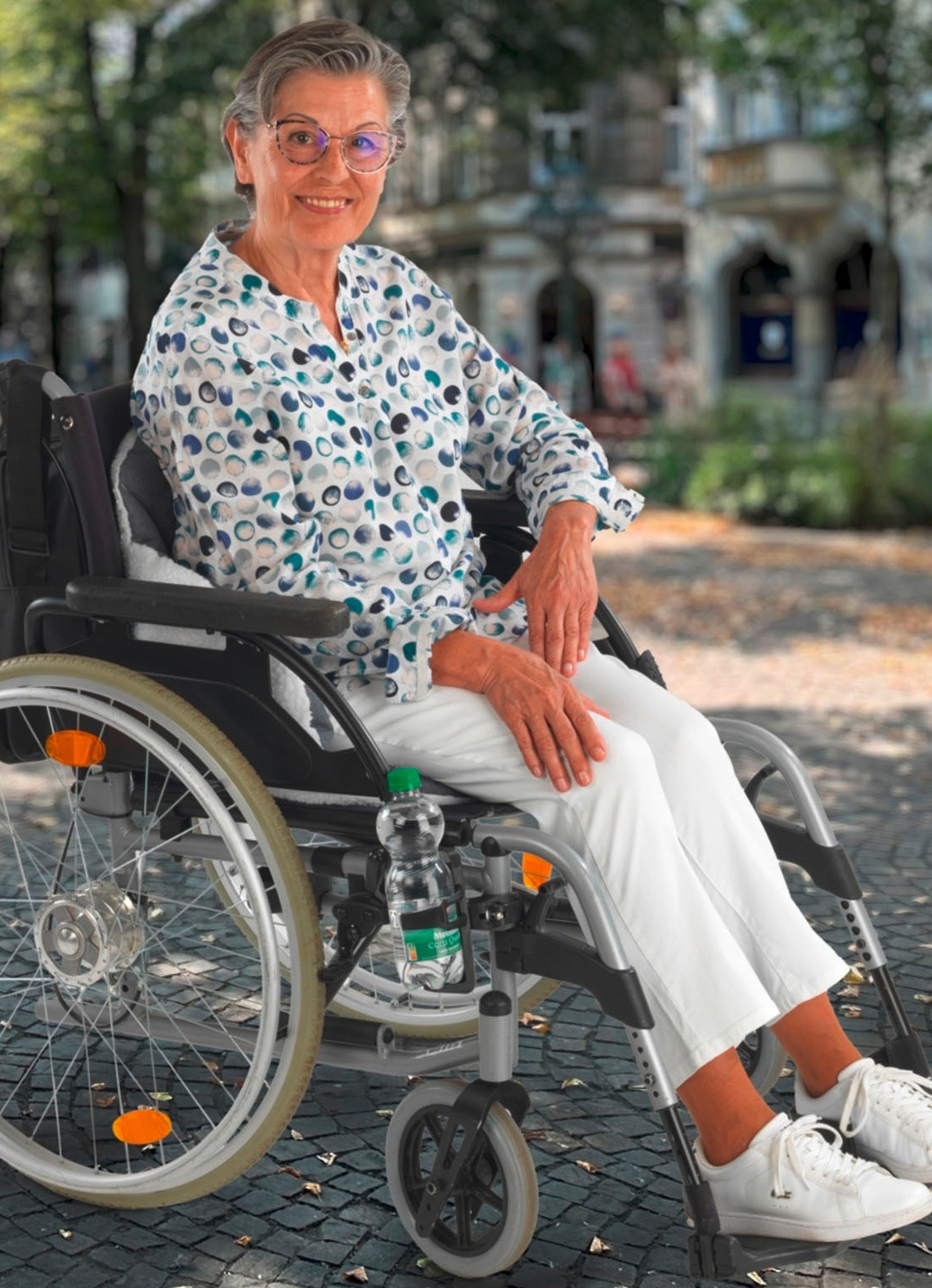 Rollstuhl-/Rollator-Getränkehalter