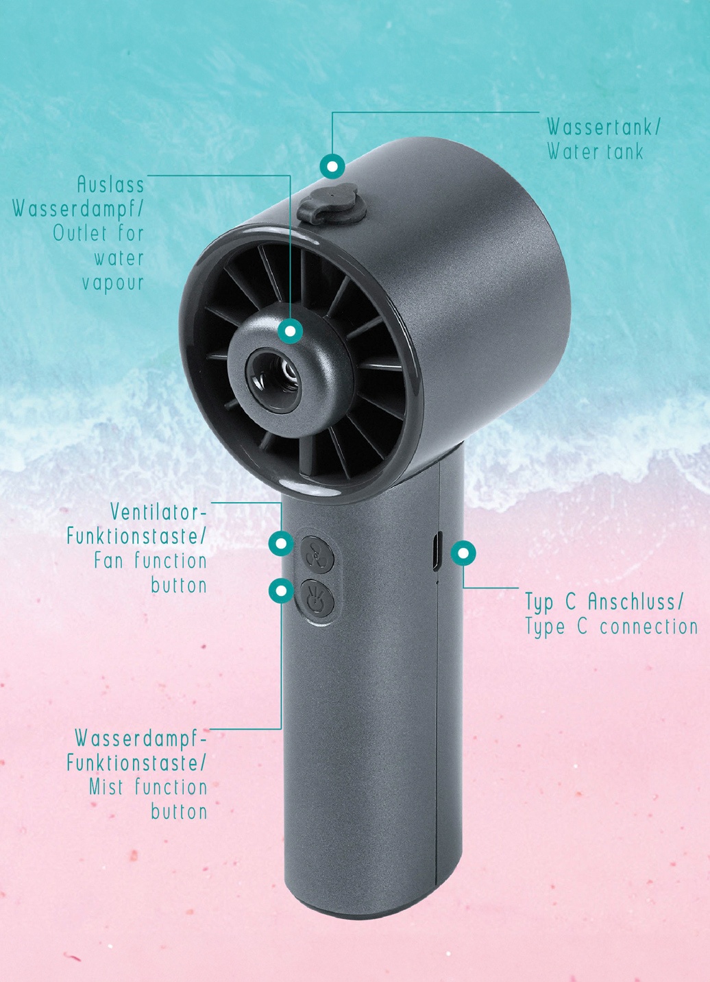 Wasserventilator Lady Air Cooler