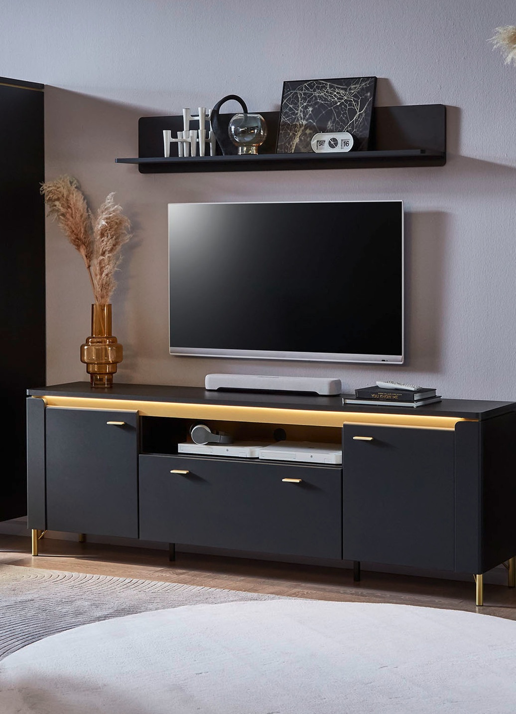 TV-Longboard mit LED-Beleuchtung