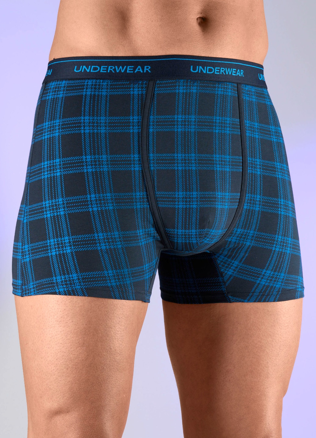 Dreierpack Pants mit Karodessin