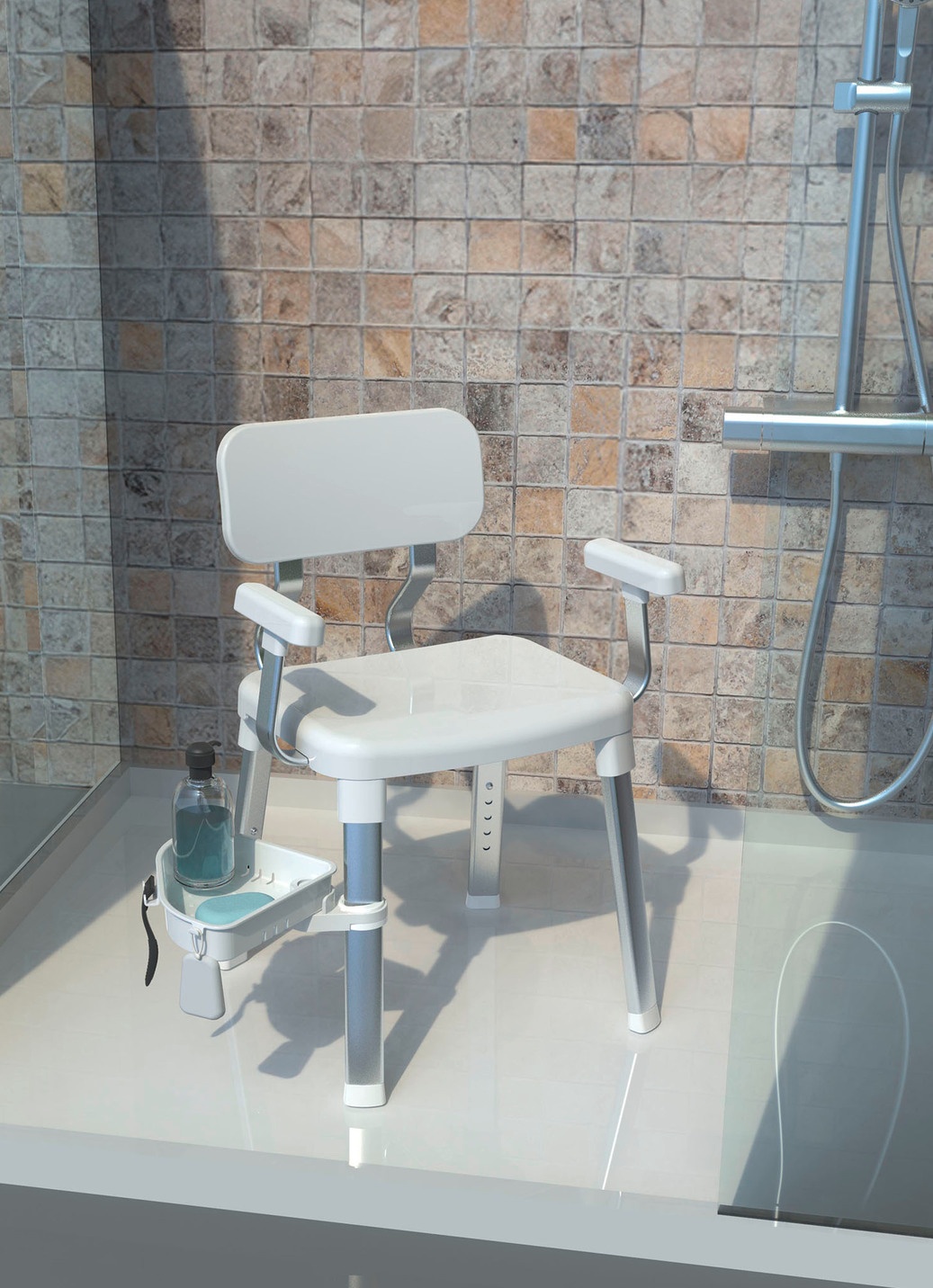 Für sicheres Duschen und Baden – Dusch- und Badestuhl