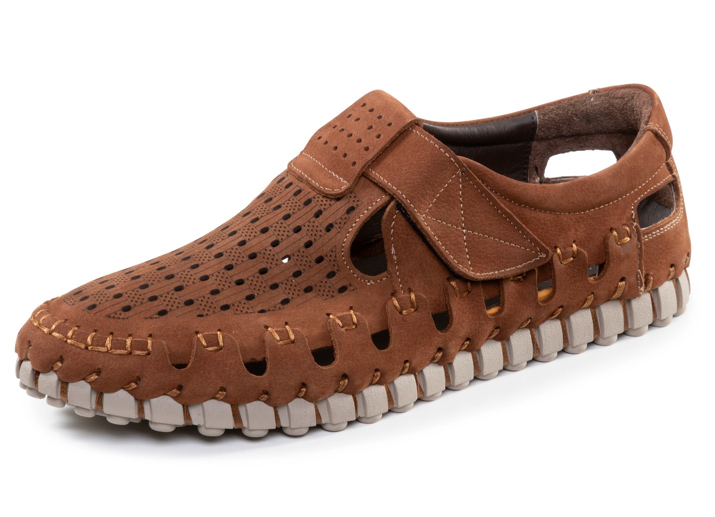 Sommerliche Herren-Slipper, mit herausnehmbarem Fußbett