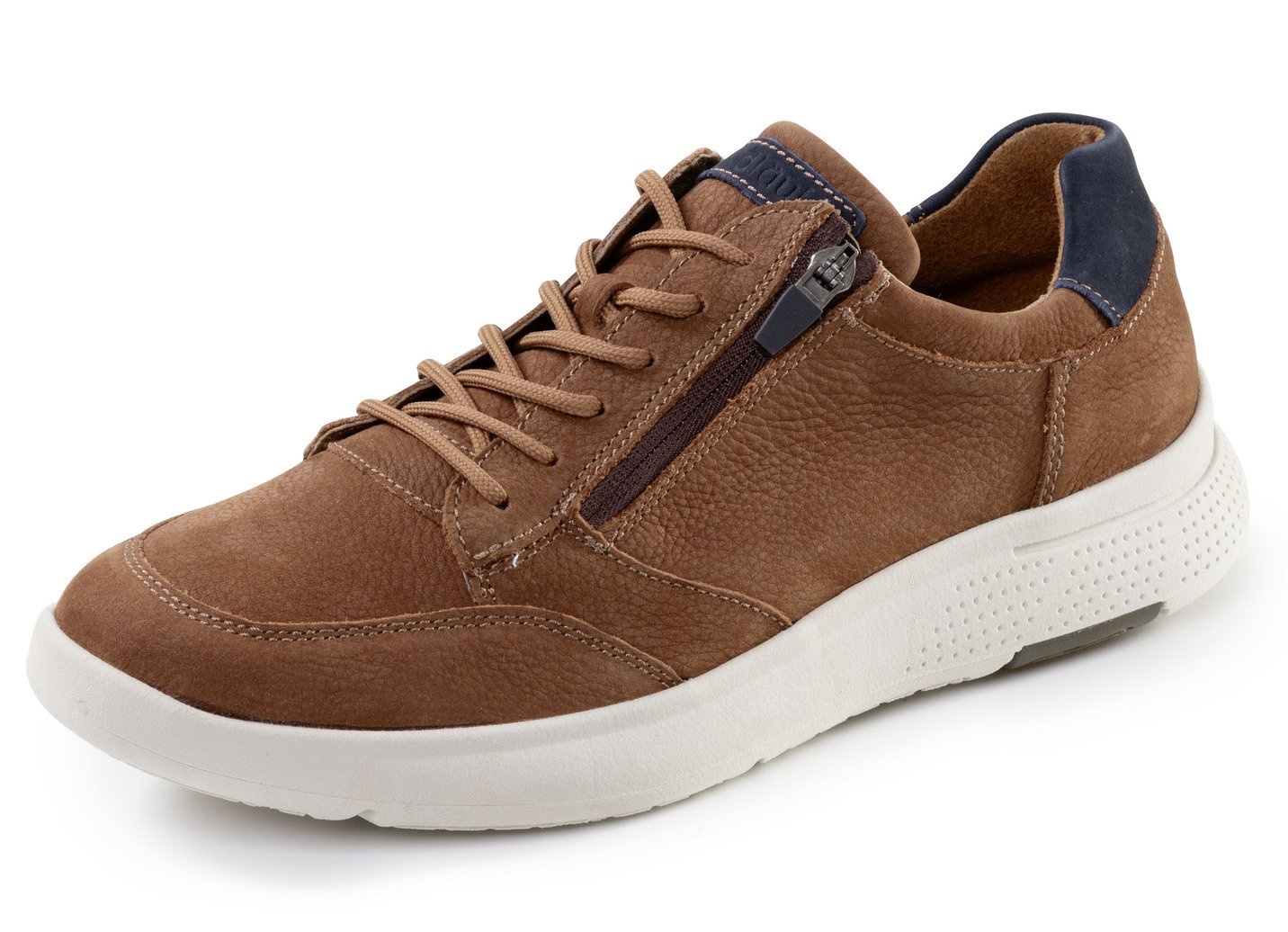 Waldläufer, bequeme Herren-Sneaker, Weite H, mit herausnehmbarem Fußbett
