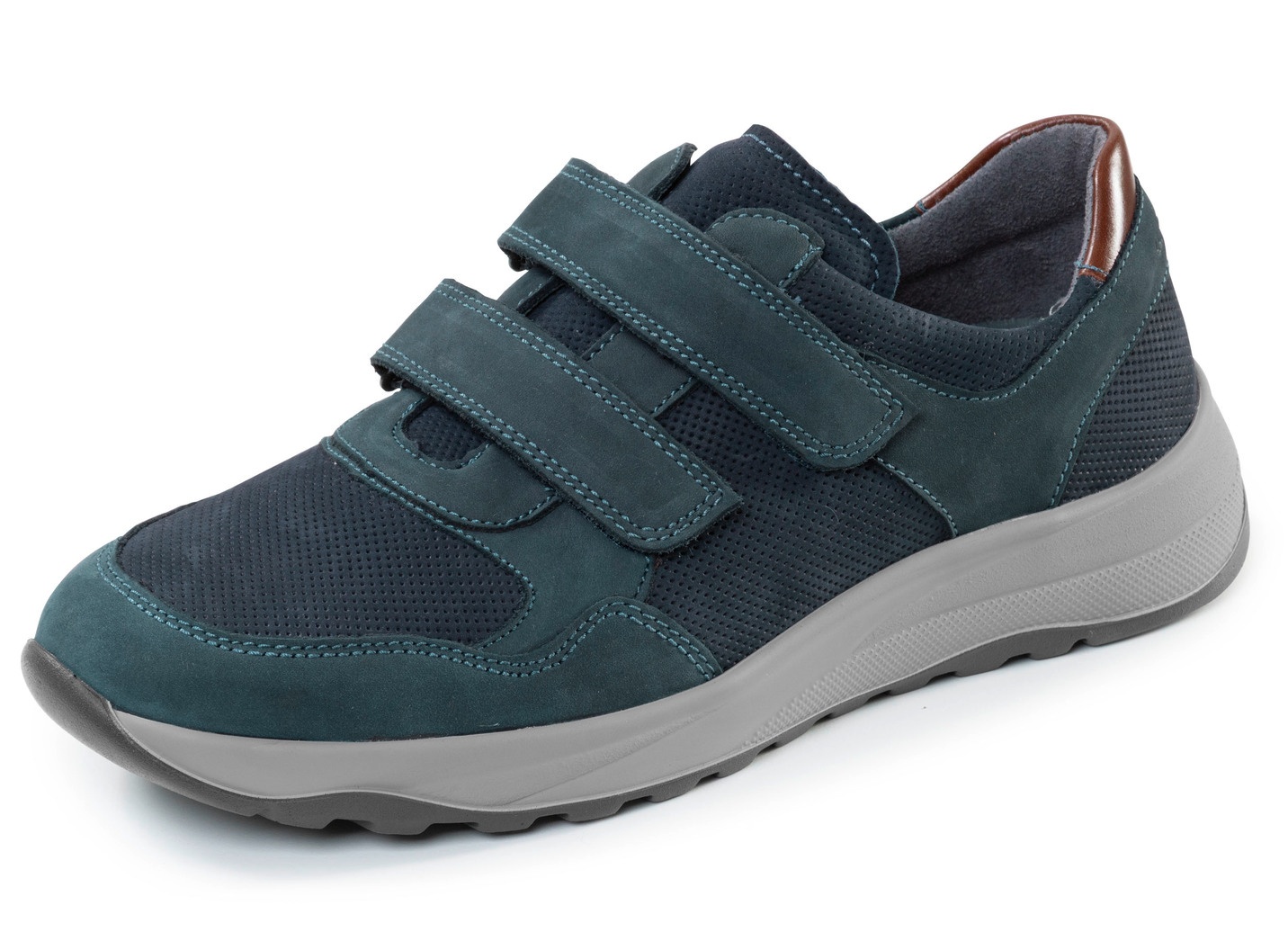 Waldläufer, bequeme Herren-Slipper, Weite K, mit herausnehmbarem Fußbett
