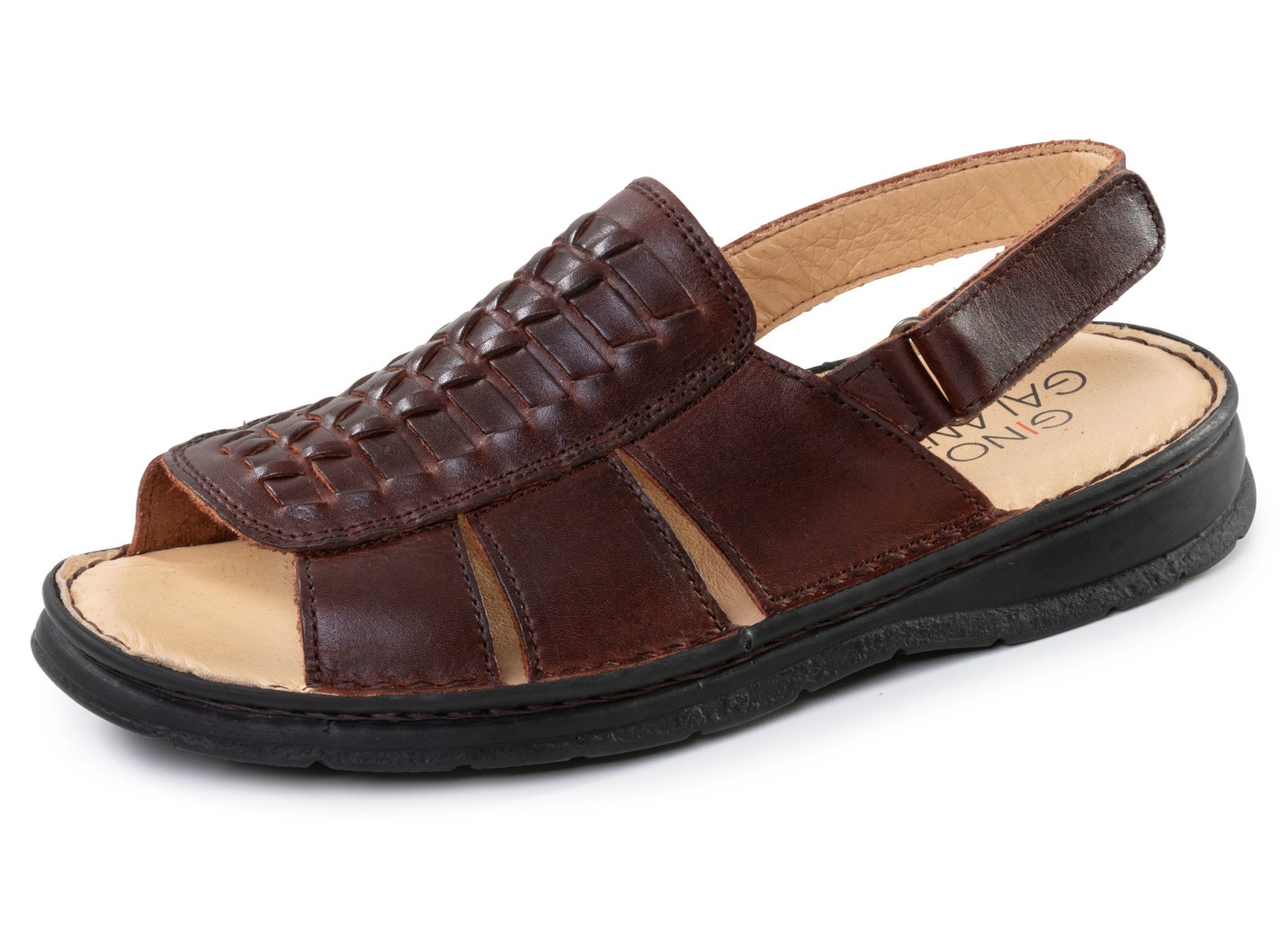 GINO GALANTE, leichte Herren-Sandalen, aus Leder