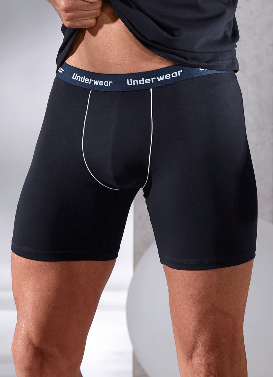 Dreierpack Pants mit längerem Bein
