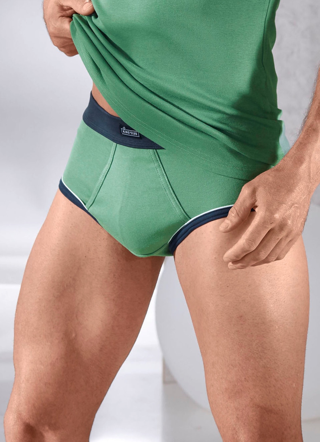 Dreierpack Slips aus Feinripp