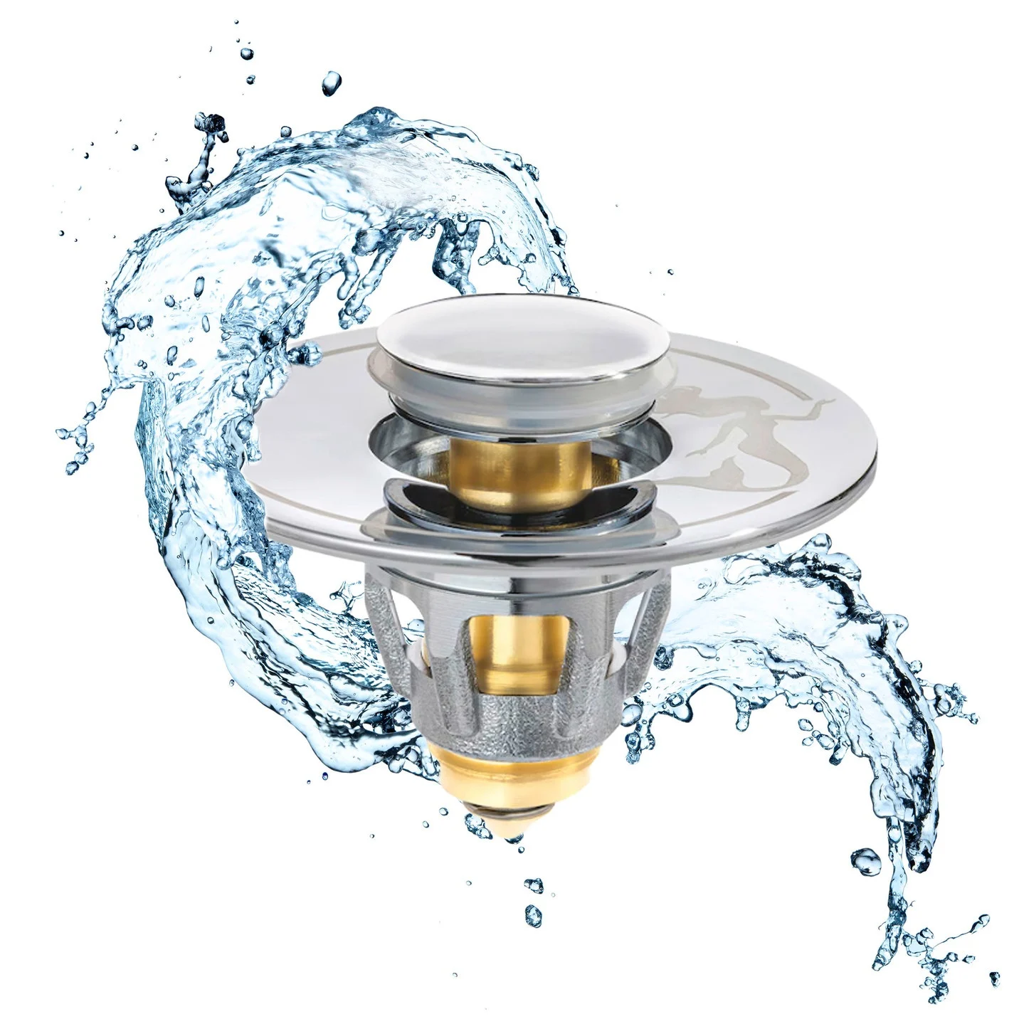 „Drain Magic 2in1“ Universal-Abflussstöpsel